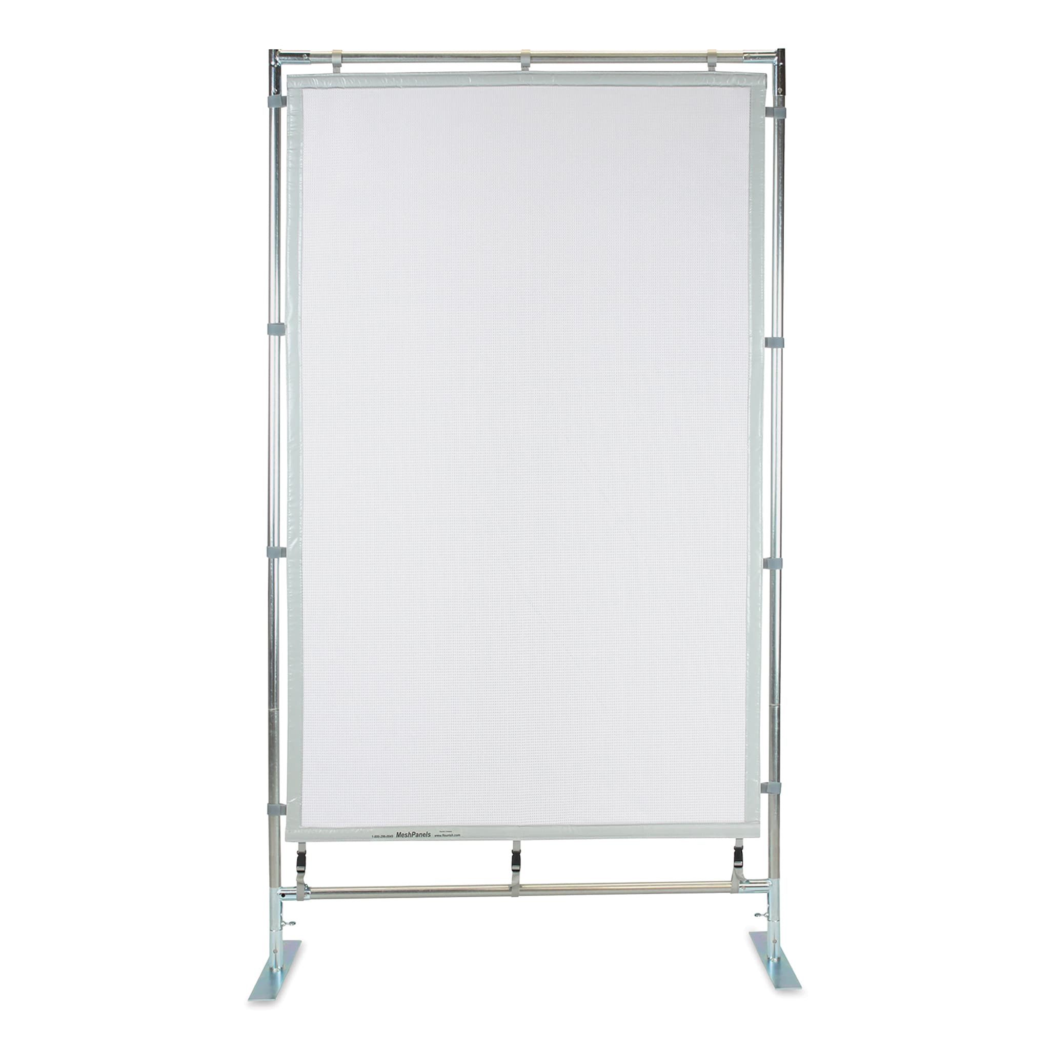 Flourish Freestanding Steel Frame MeshPanel Display Wall