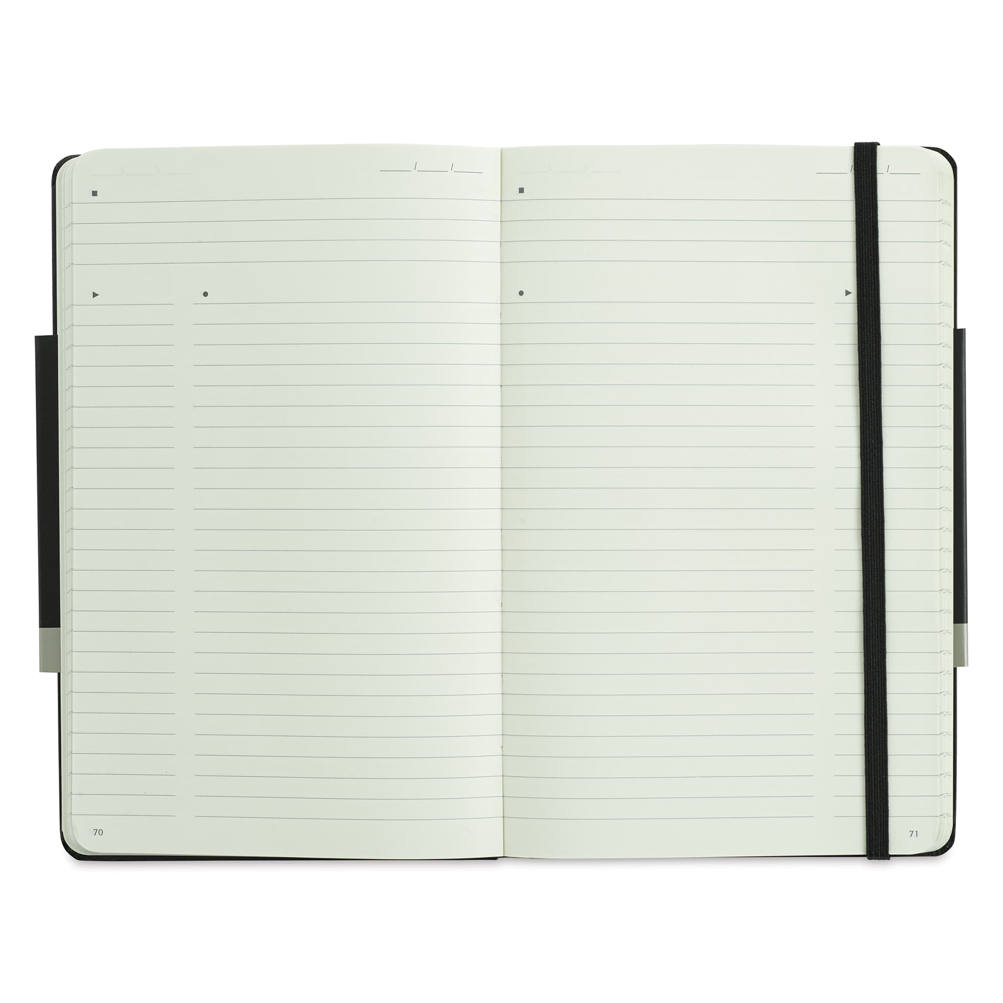 Moleskine Pro Collection Notebook - Large, Black, Hard Cover, 8-1
