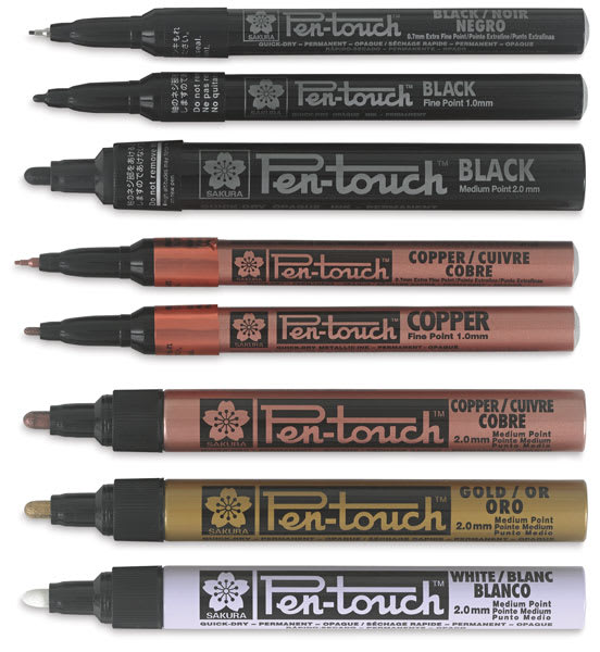 Sakuraページ Sakura Pen-Touch Paint Markers and Sets | BLICK Art Materials