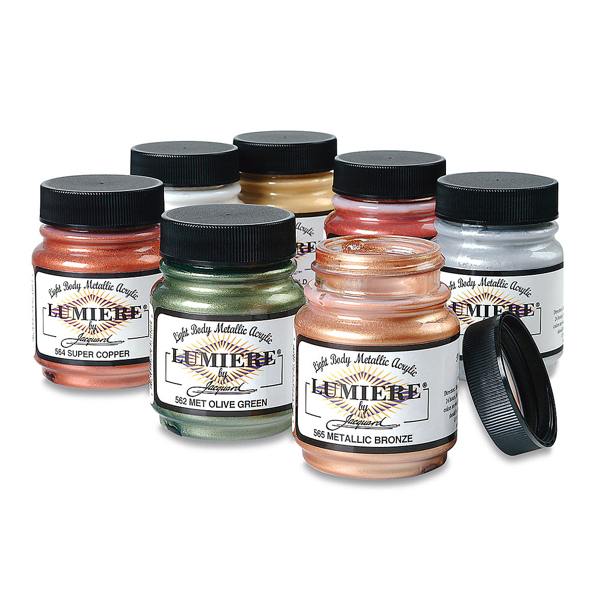 Jacquard Lumiere Acrylic Paints and Sets