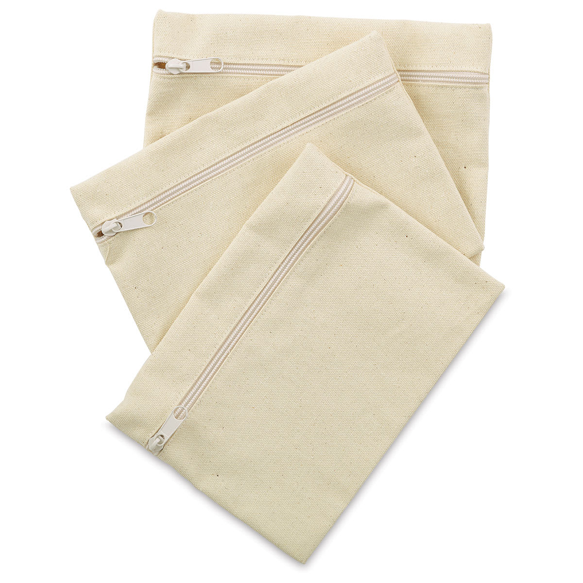 Wear'm Natural Cotton Zipper Bags
