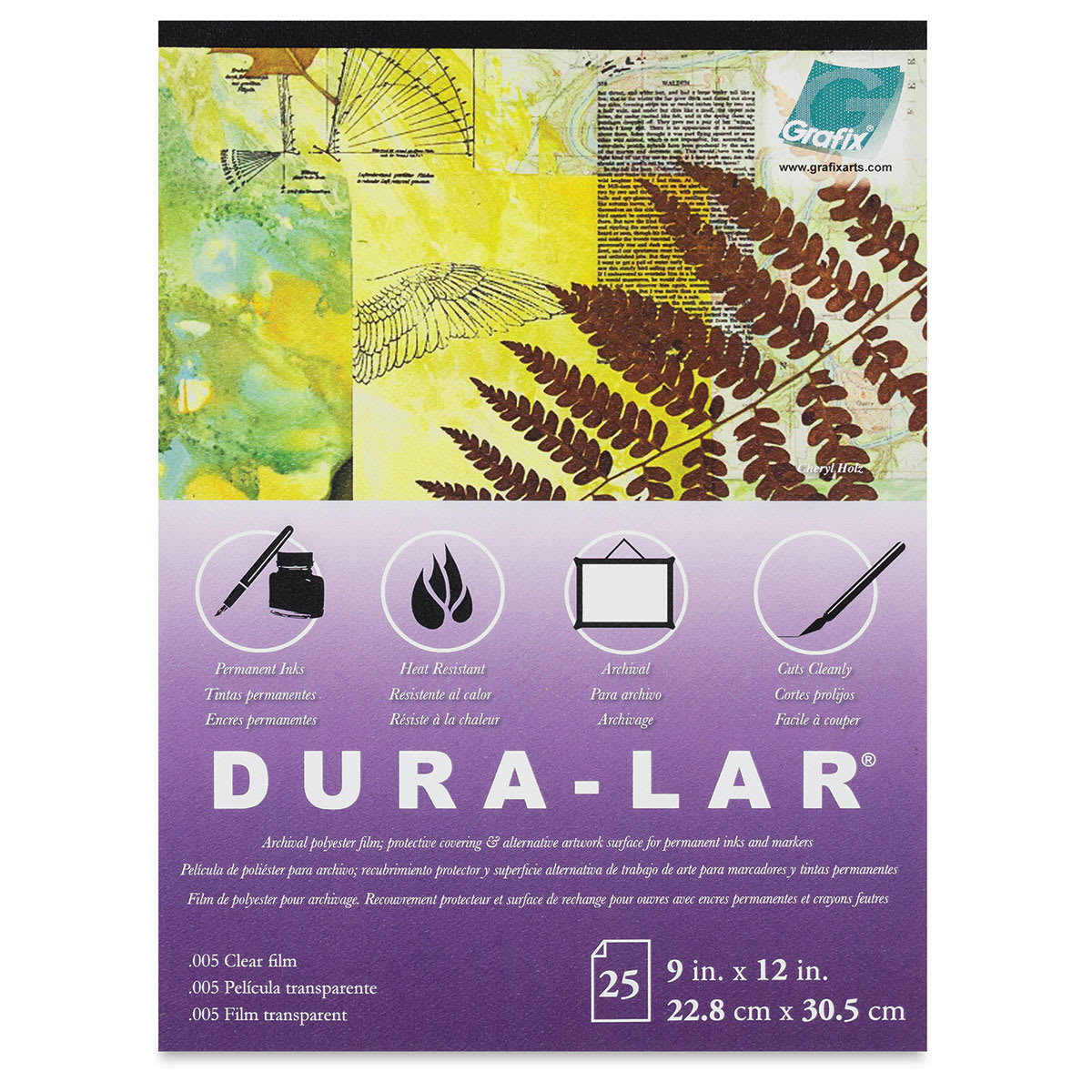 Grafix Dura-Lar Clear Acetate Alternative Pads