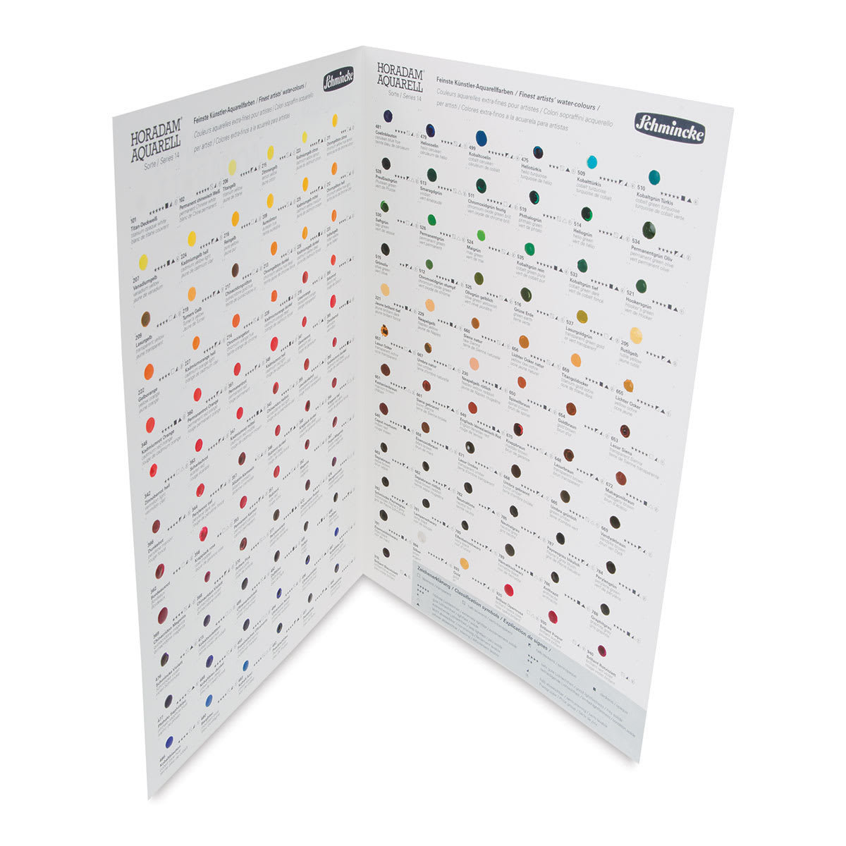 Schmincke Horadam Aquarell Artist Watercolor Dot Cards