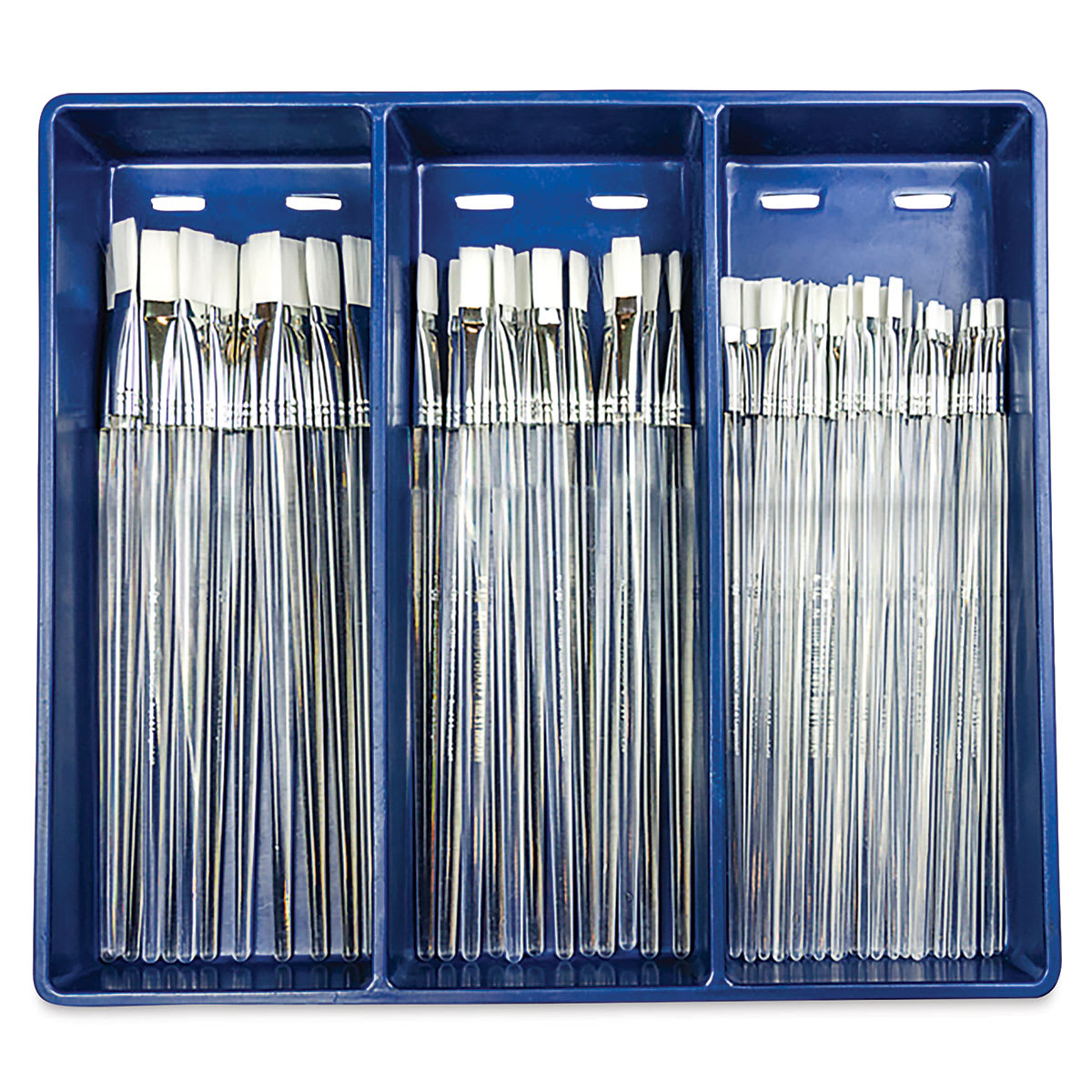Royal & Langnickel Clear Choice White Taklon Brush Sets
