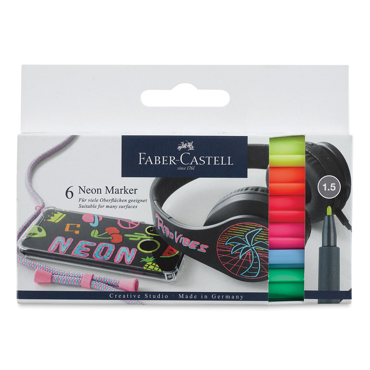Faber-Castell Neon Marker Set