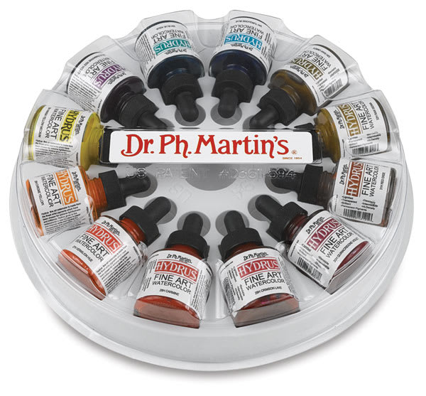 Dr. Ph. Martin's Hydrus Fine Art Liquid Watercolors and Sets