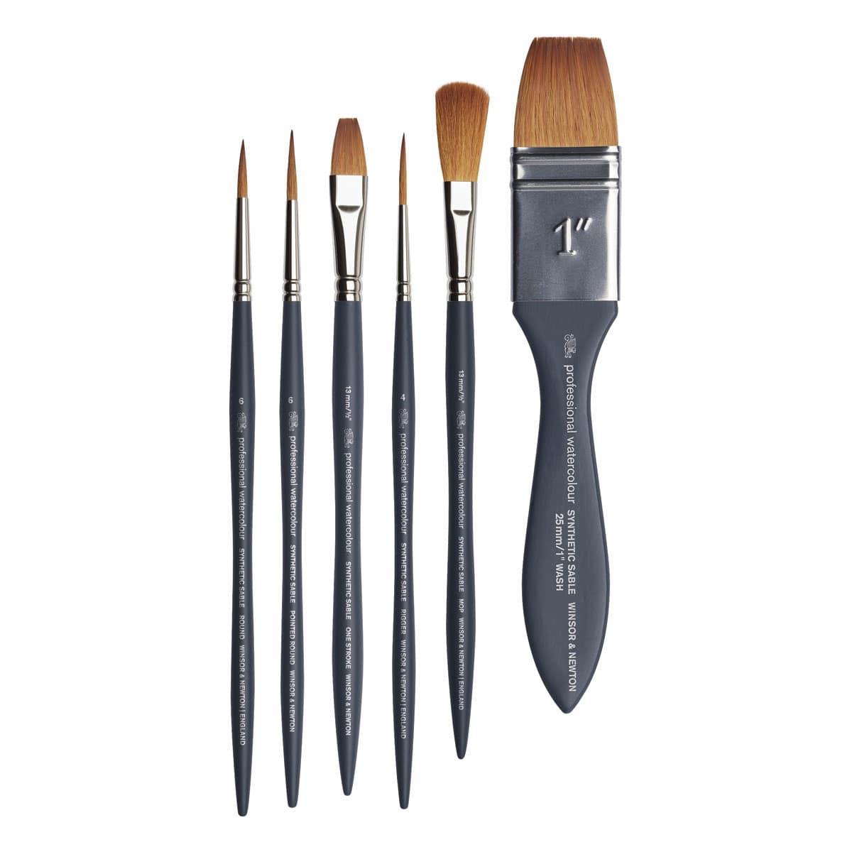 Winsor & Newton Professional Watercolor Synthetic Sable Brushes and Sets
