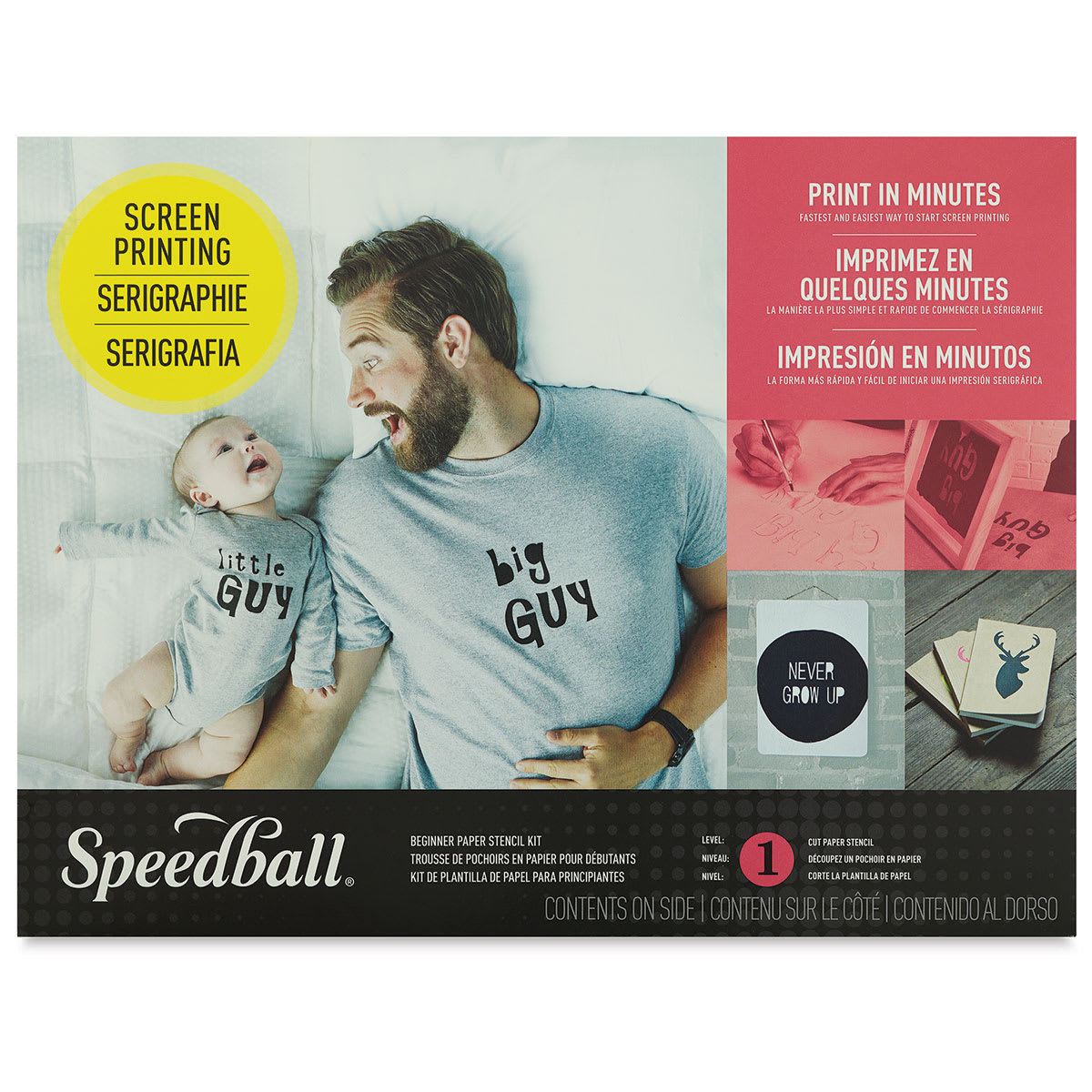 Speedball Beginner Paper Stencil Screen Printing Kit
