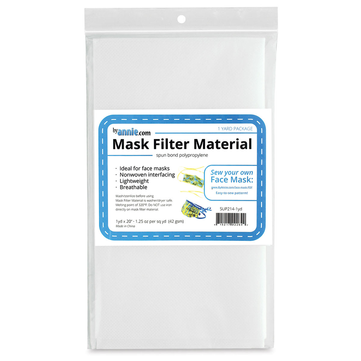 By Annie Mask Filter Material