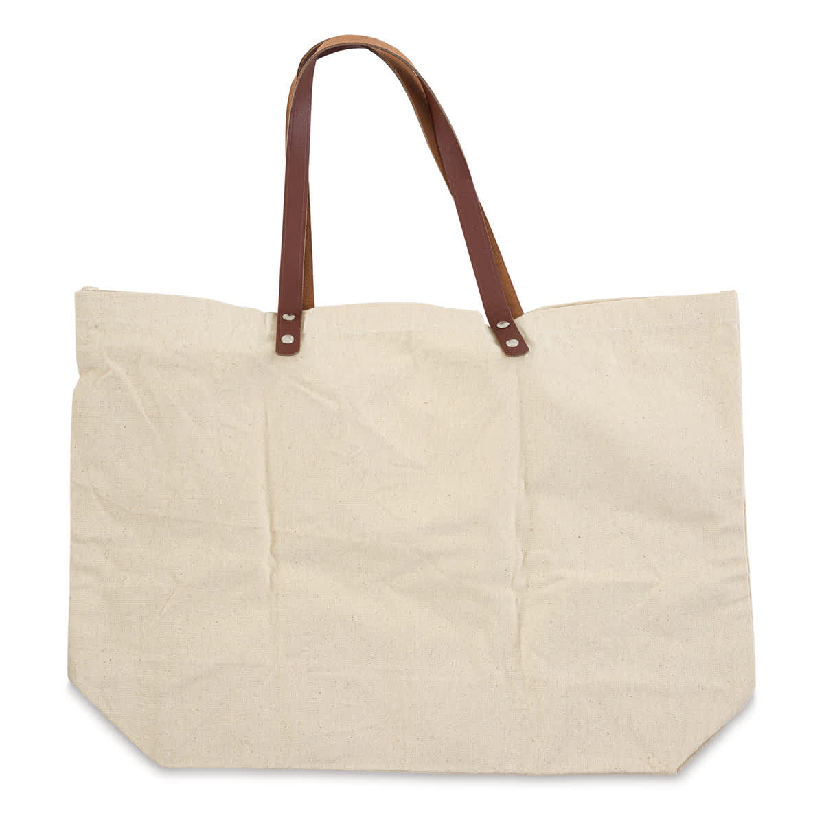 Wear'm Leather Handle Canvas Tote