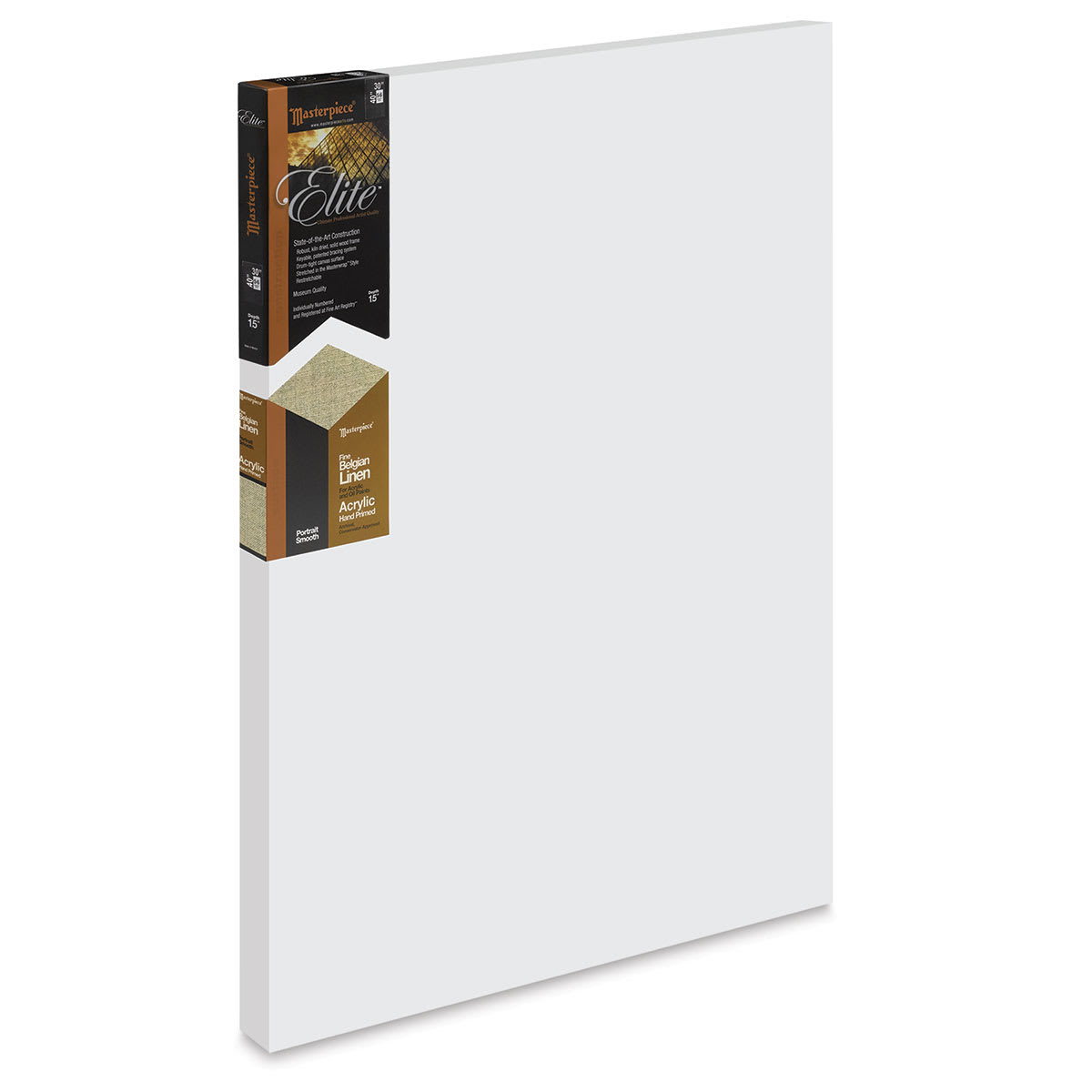 Masterpiece Elite Portrait Smooth Canvas - 30" x 40", Acrylic Primed