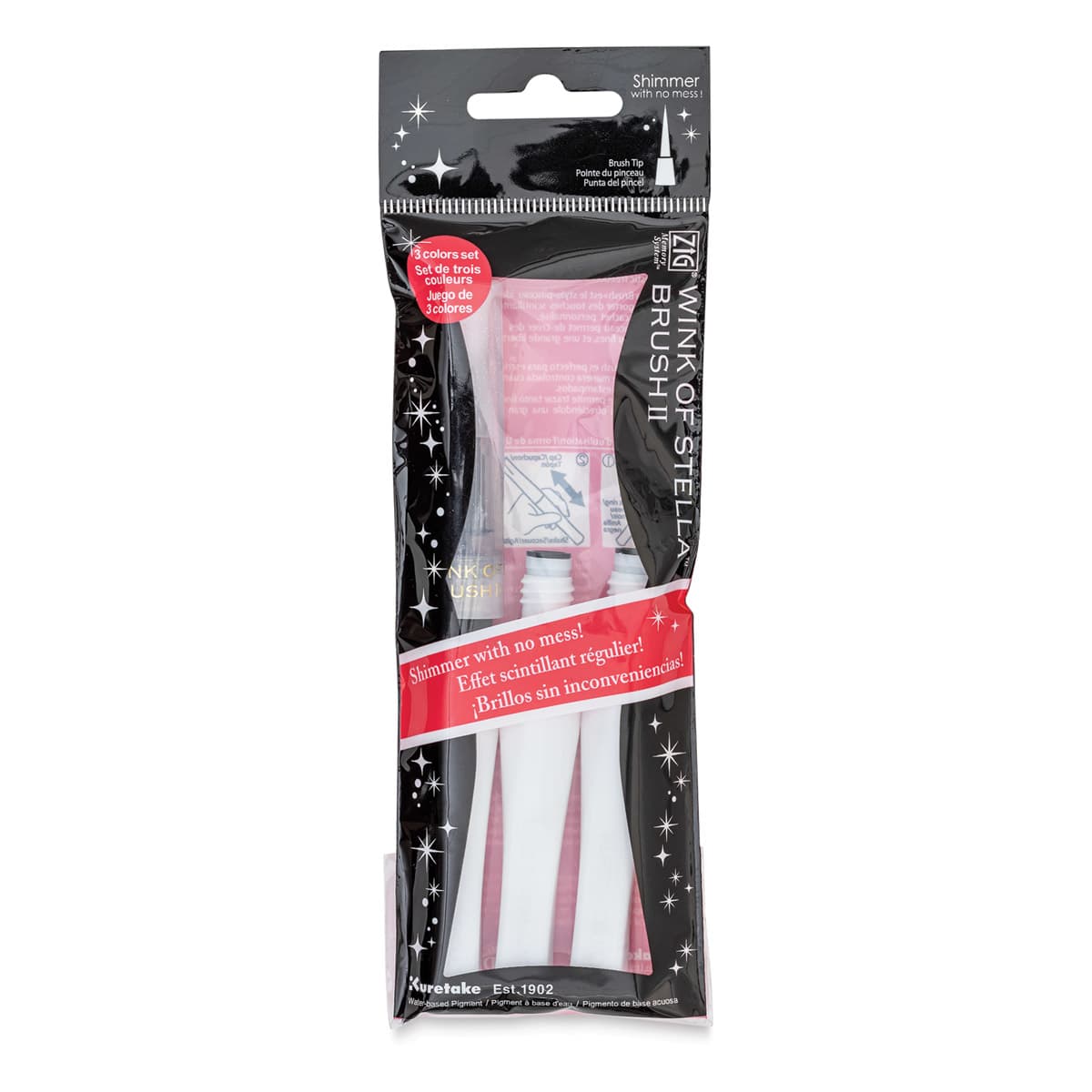 Zig Wink of Stella Brush II Pens - Clear, Pen and Refills | BLICK
