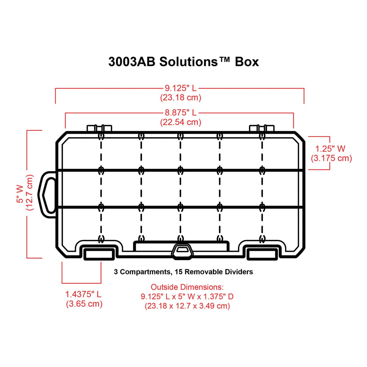ArtBin Solutions Box - Three Compartments | BLICK Art Materials