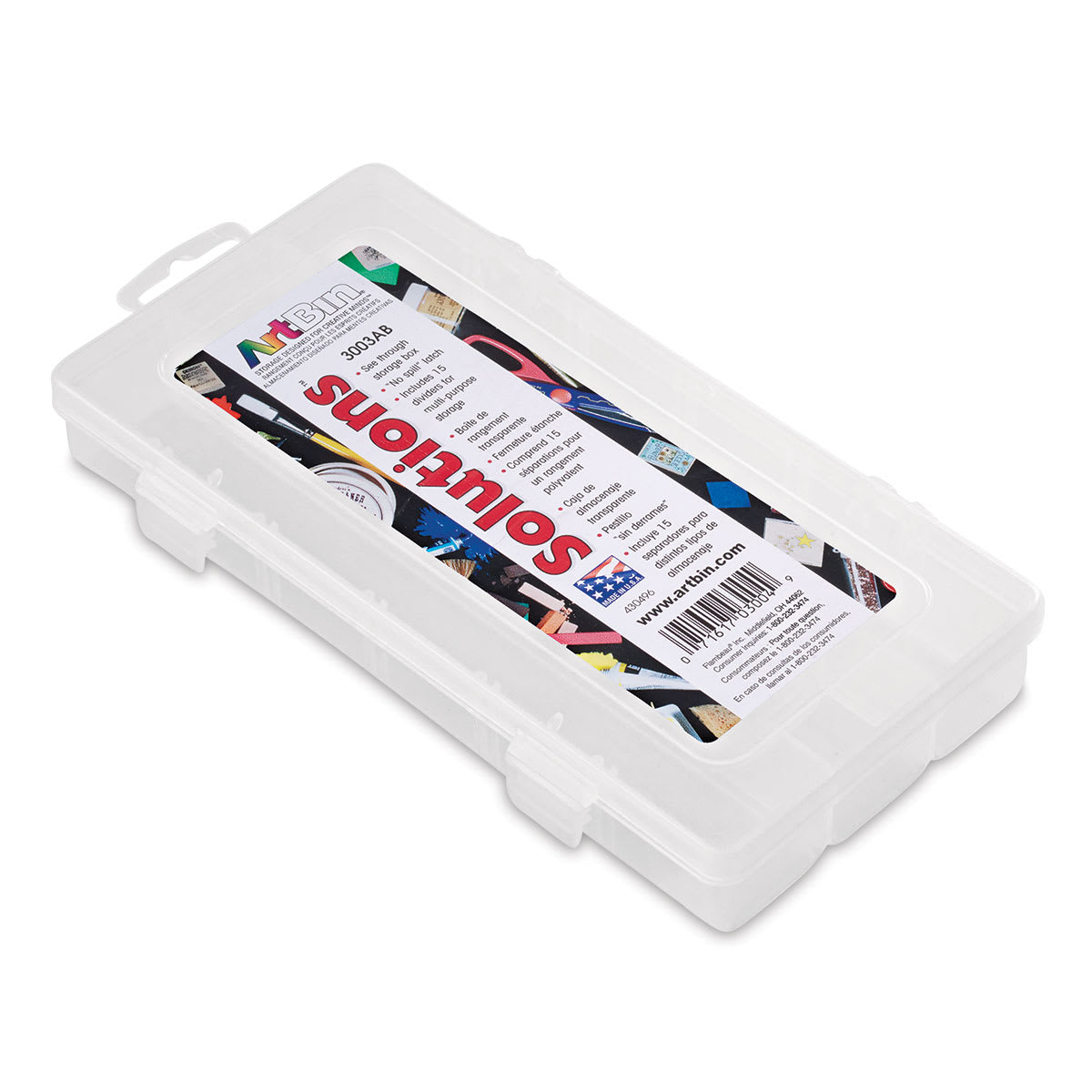 ArtBin Solutions Box - Three Compartments | BLICK Art Materials