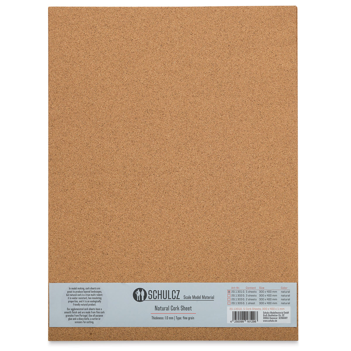 Schulcz Scale Model Cork Sheets