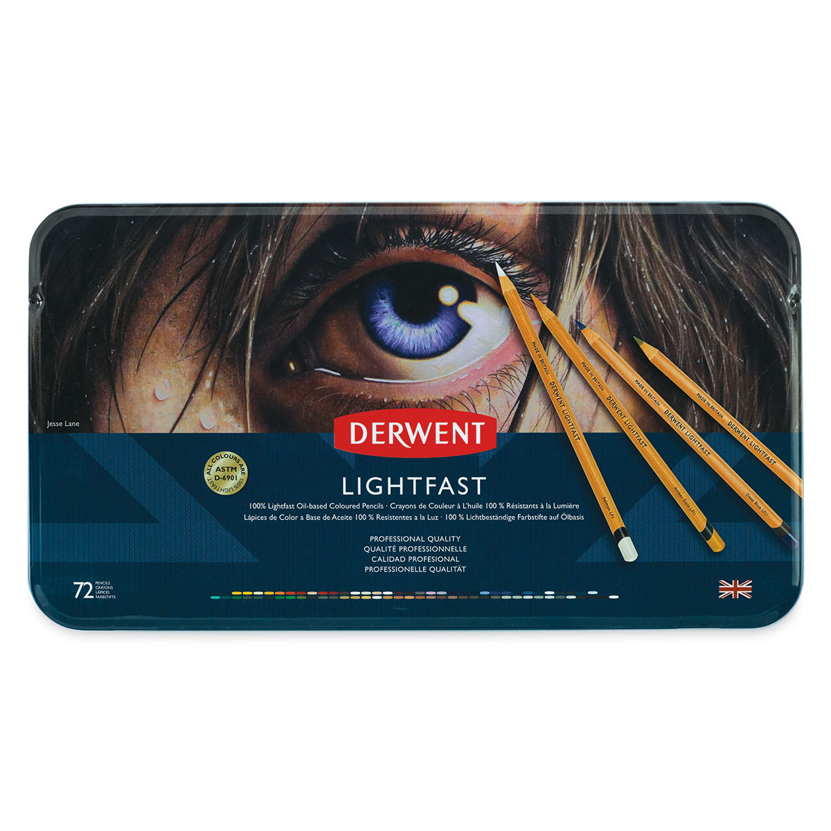 DERWENT LIGHTFAST 色鉛筆 72色缶入りプラス44本 Derwent Lightfast Colored Pencil - Set of 72 | BLICK Art