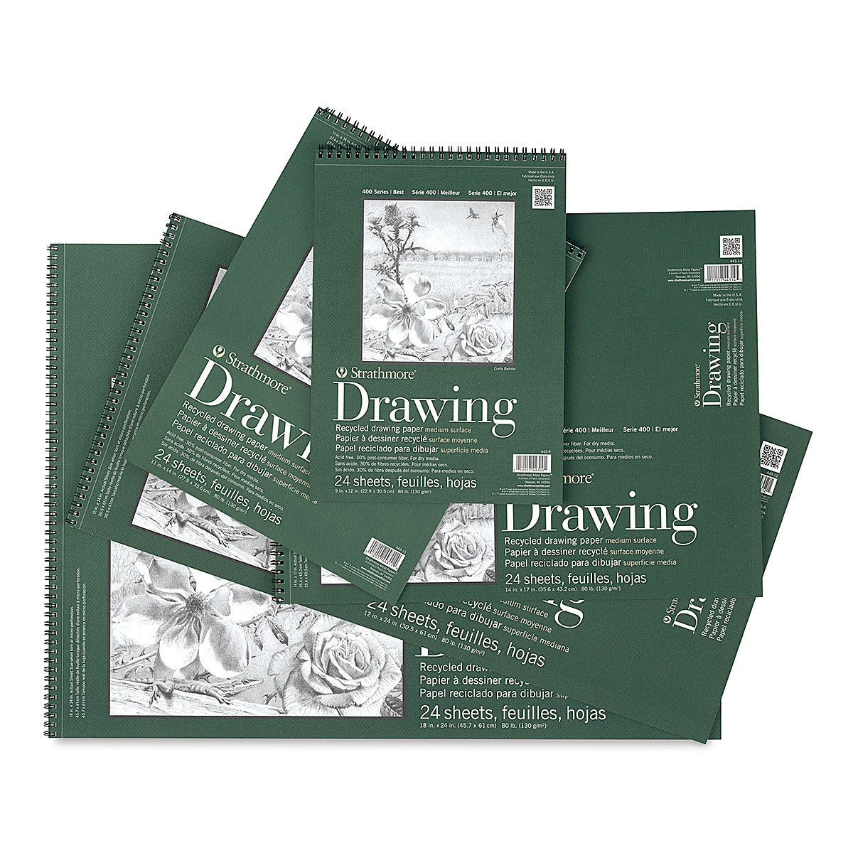 Strathmore 400 Series Recycled Drawing Pads