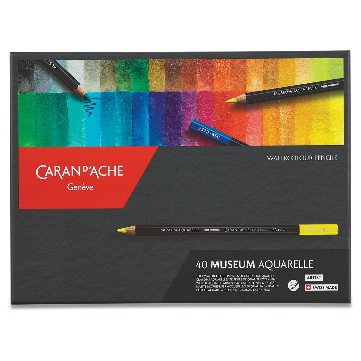 Caran d'Ache Museum 水彩色鉛筆セット 18色 Amazon.co.jp: カランダッシュ 1285-718 スイスカラー水溶性
