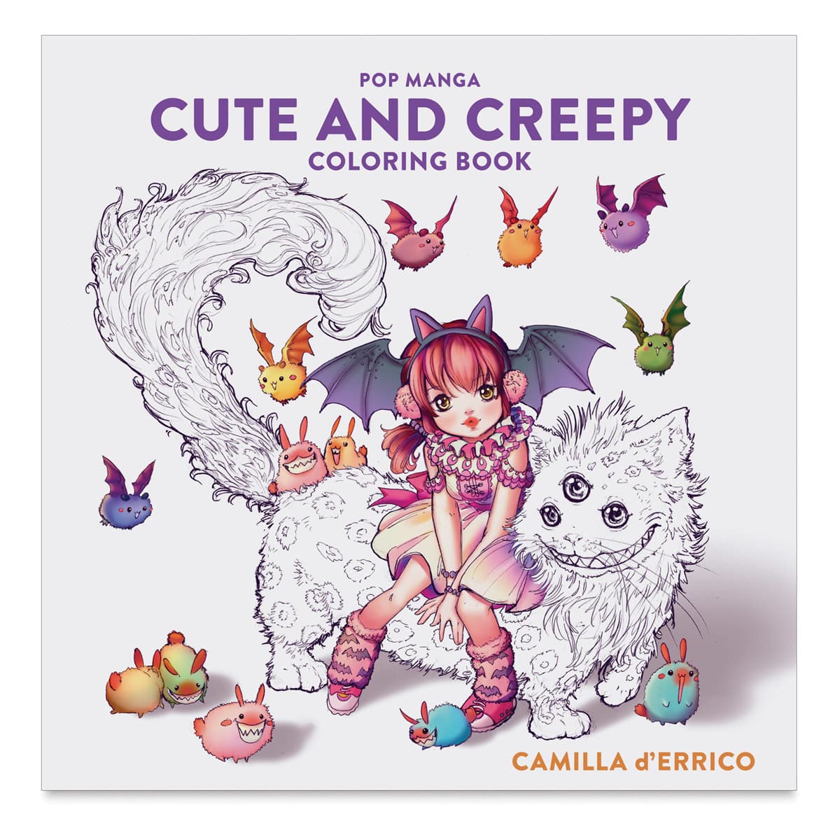 Pop Manga Cute and Creepy Coloring Book