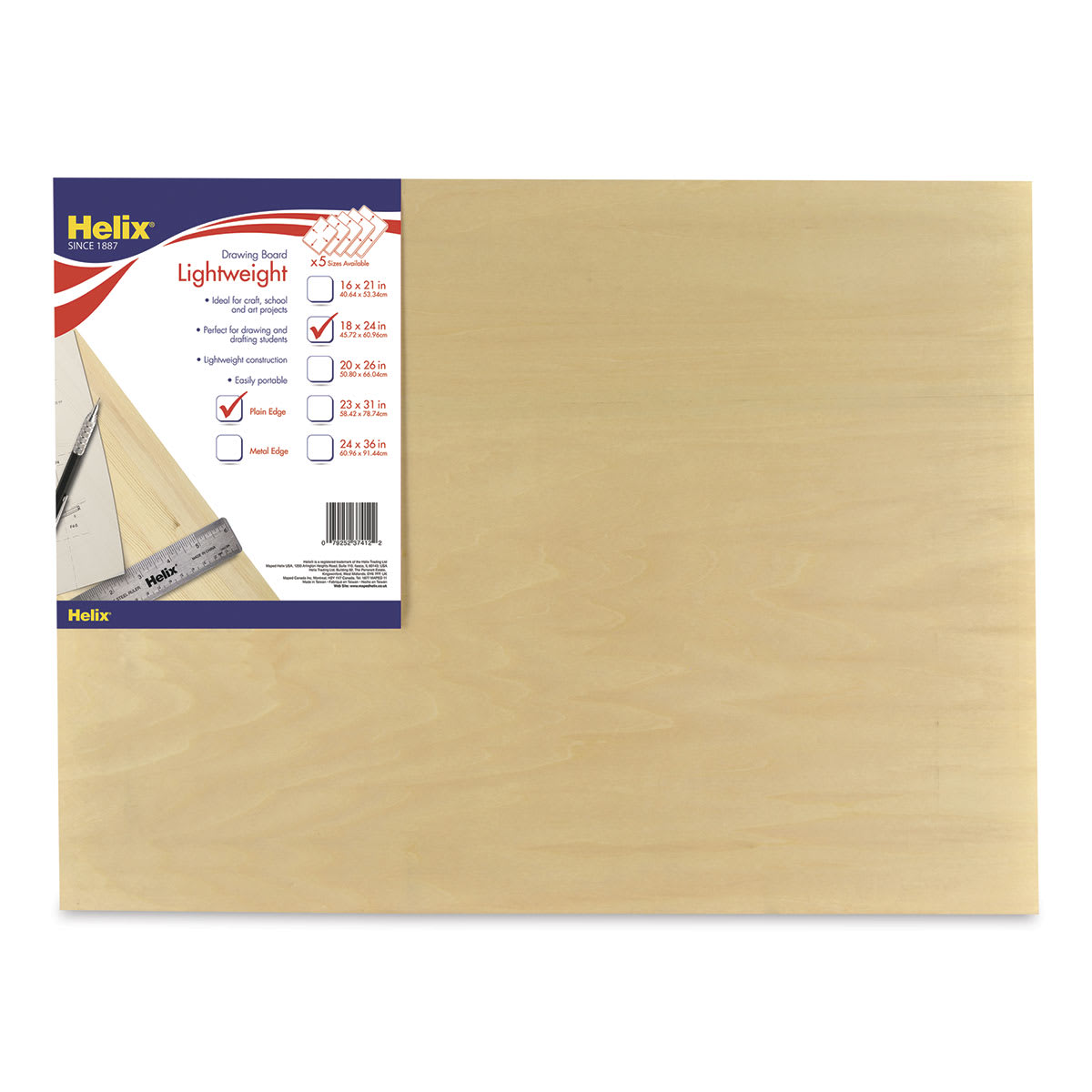 Helix Ultra-Lite Core Plain Edge Board