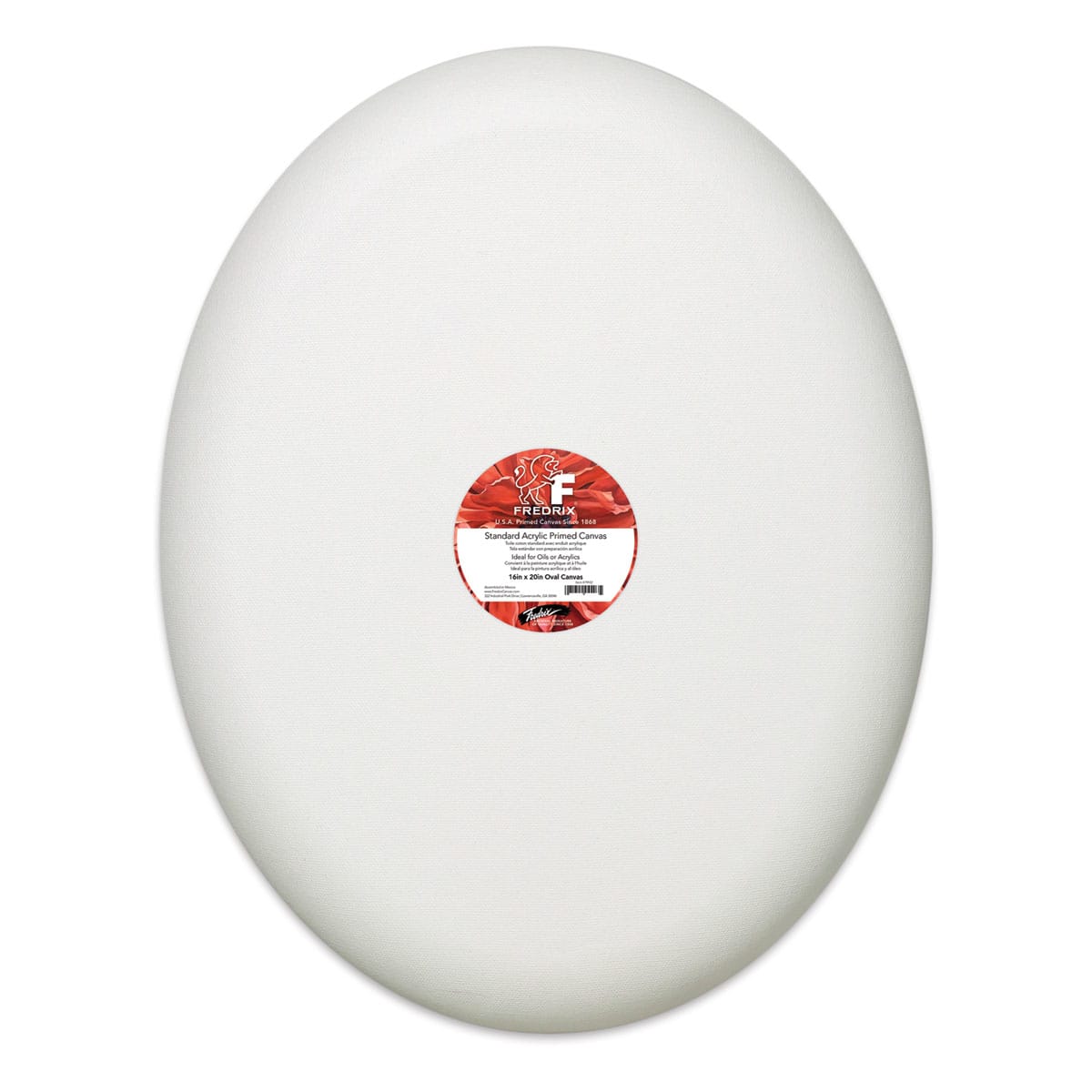 Fredrix Convexo Canvas - 16" x 20", Oval