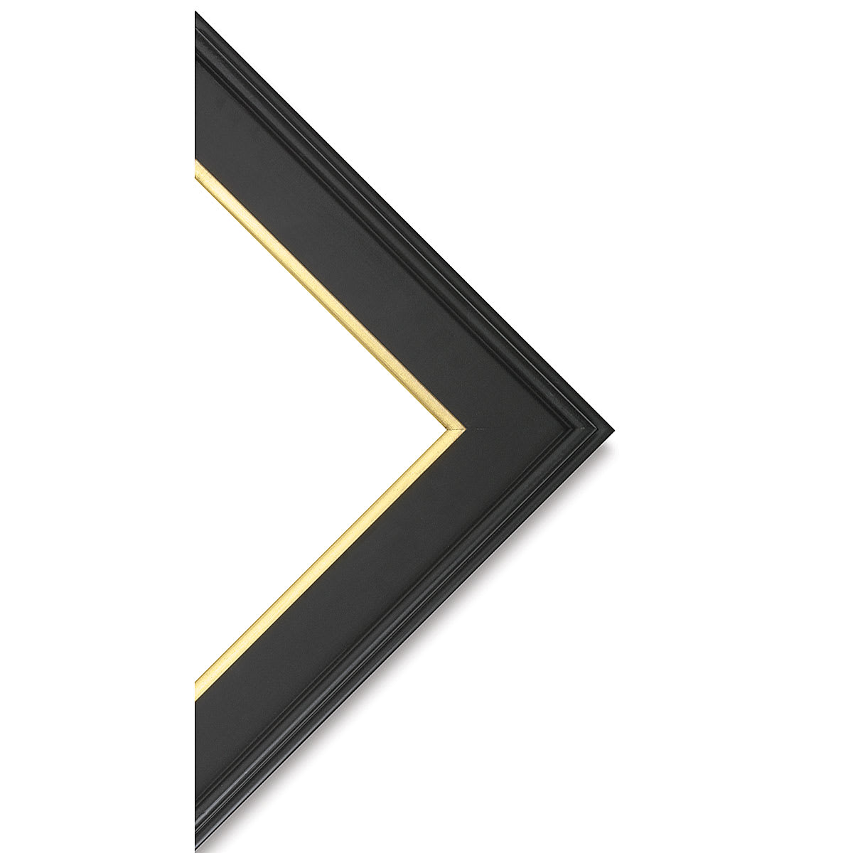 Blick Simplon Frame with Liner - 8" x 10" x 5/16", Black/Gold
