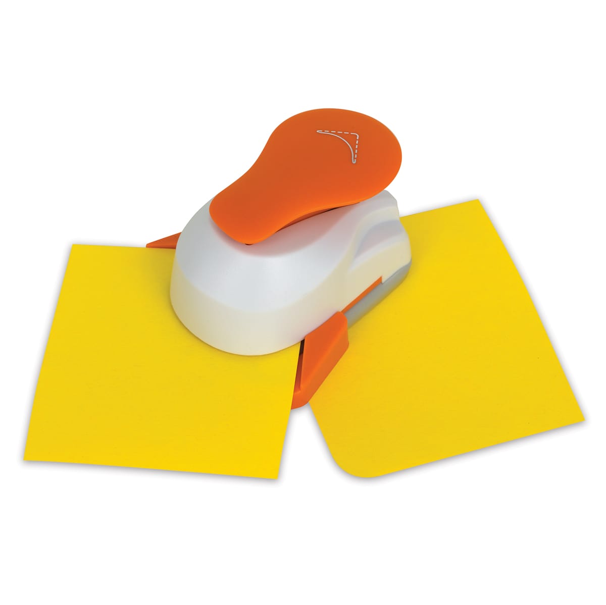 Fiskars Round Corner Lever Punch | BLICK Art Materials