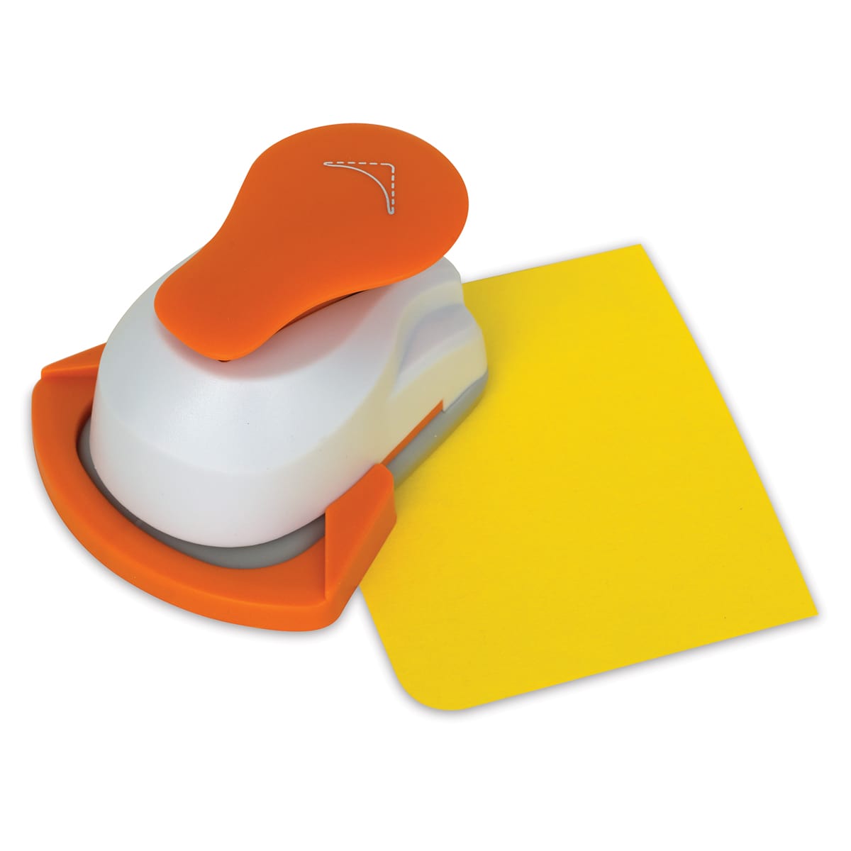Fiskars Round Corner Lever Punch | BLICK Art Materials