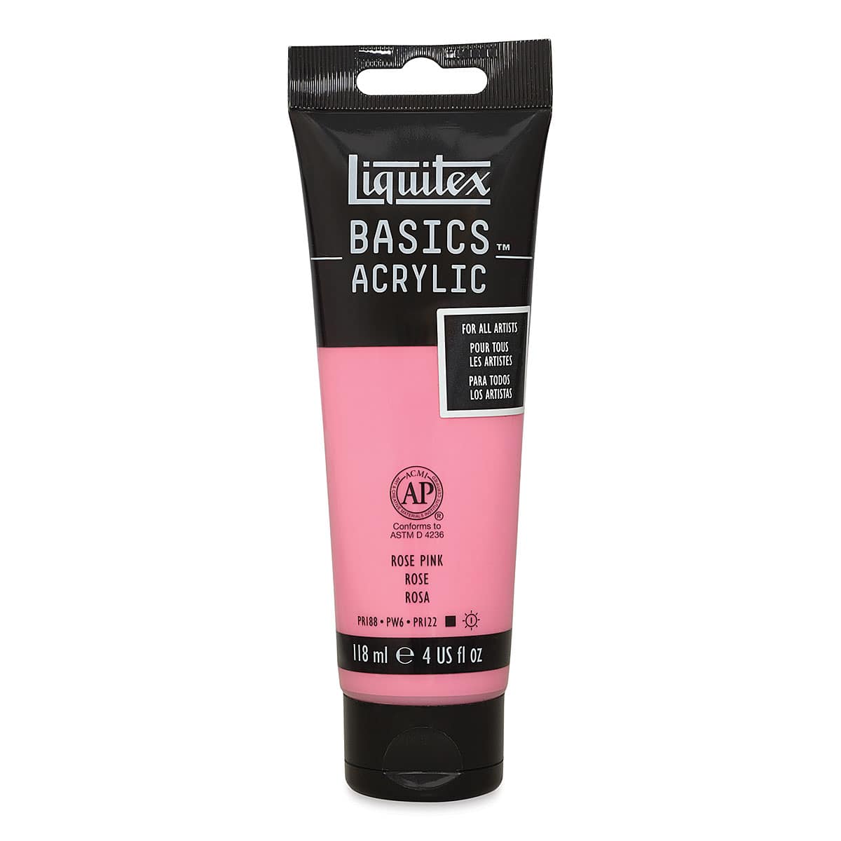 Liquitex Basics - Rose Pink, 4 oz tube| Utrecht Art Supplies