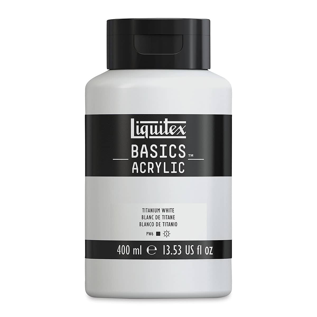 Liquitex Basics - Titanium White, 13.5 oz Squeeze Bottle| Utrecht