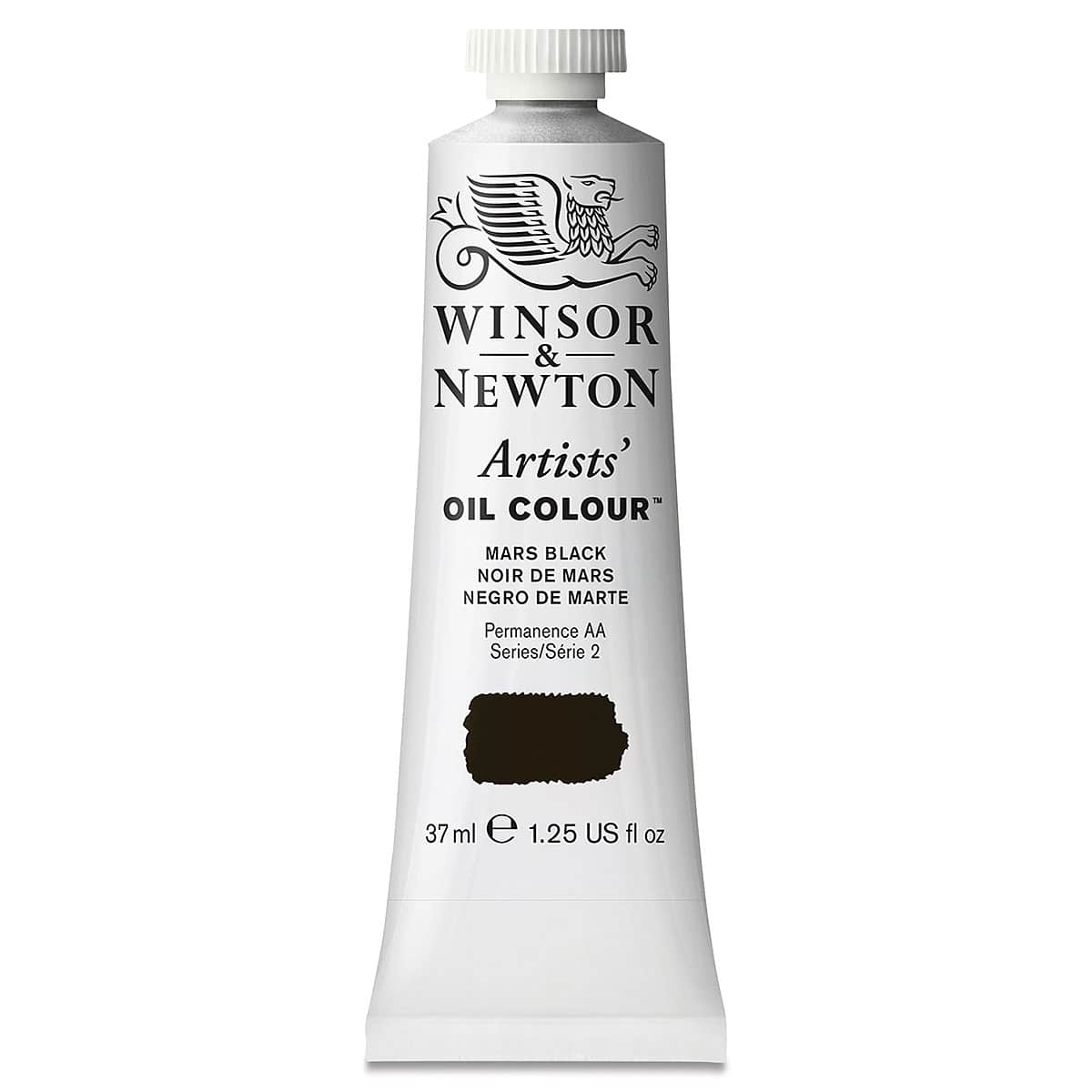 Winsor & Newton Artists'' Oil Color - Mars Black, 37 ml tube