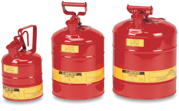 Justrite Type I Safety Cans