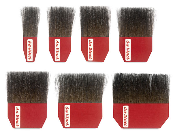 Da Vinci Gilder's Tip Brushes