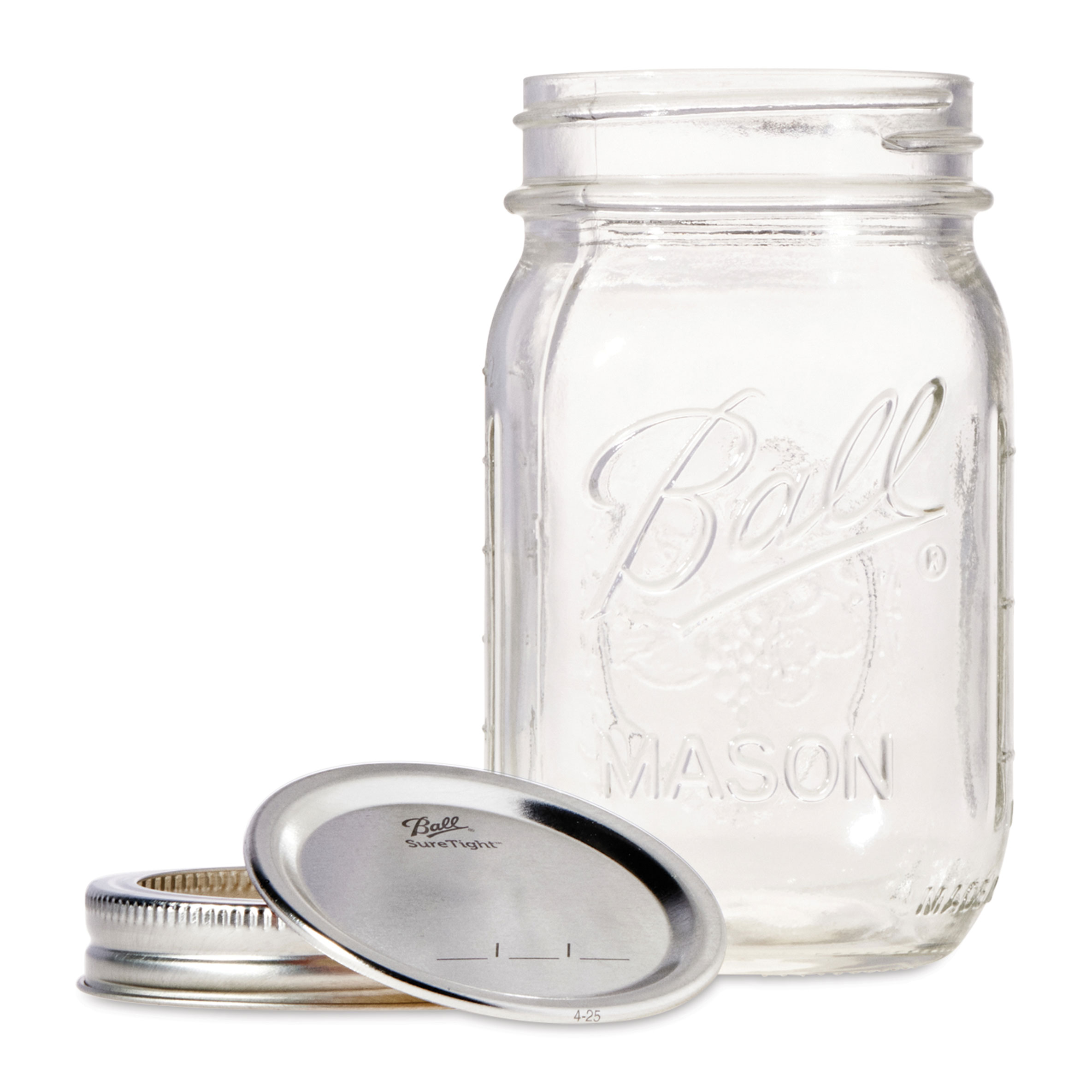 Ball Mason Jars and Lids - 16 oz, Regular Mouth, Pkg of 12 | BLICK