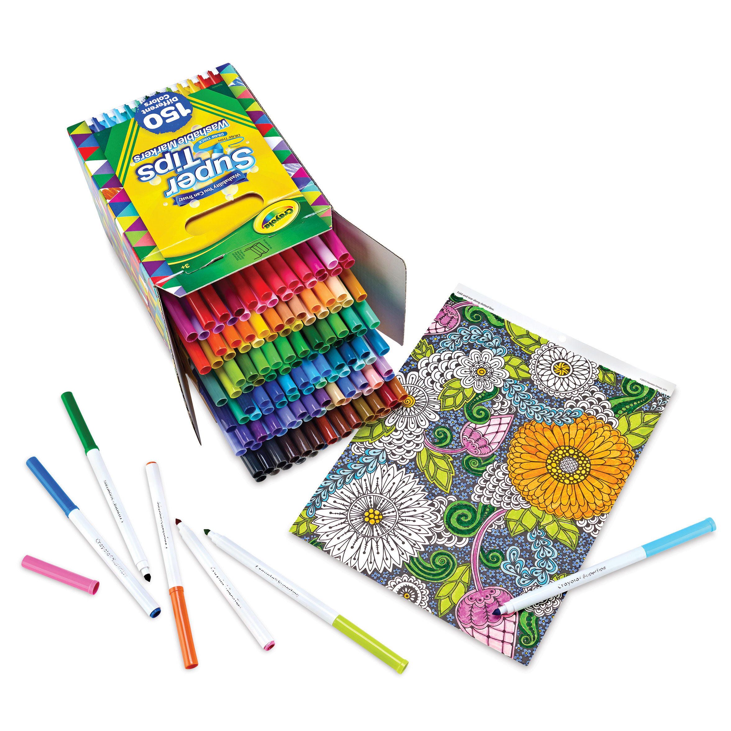 Crayola Super Tips Washable Markers Sets BLICK Art Materials