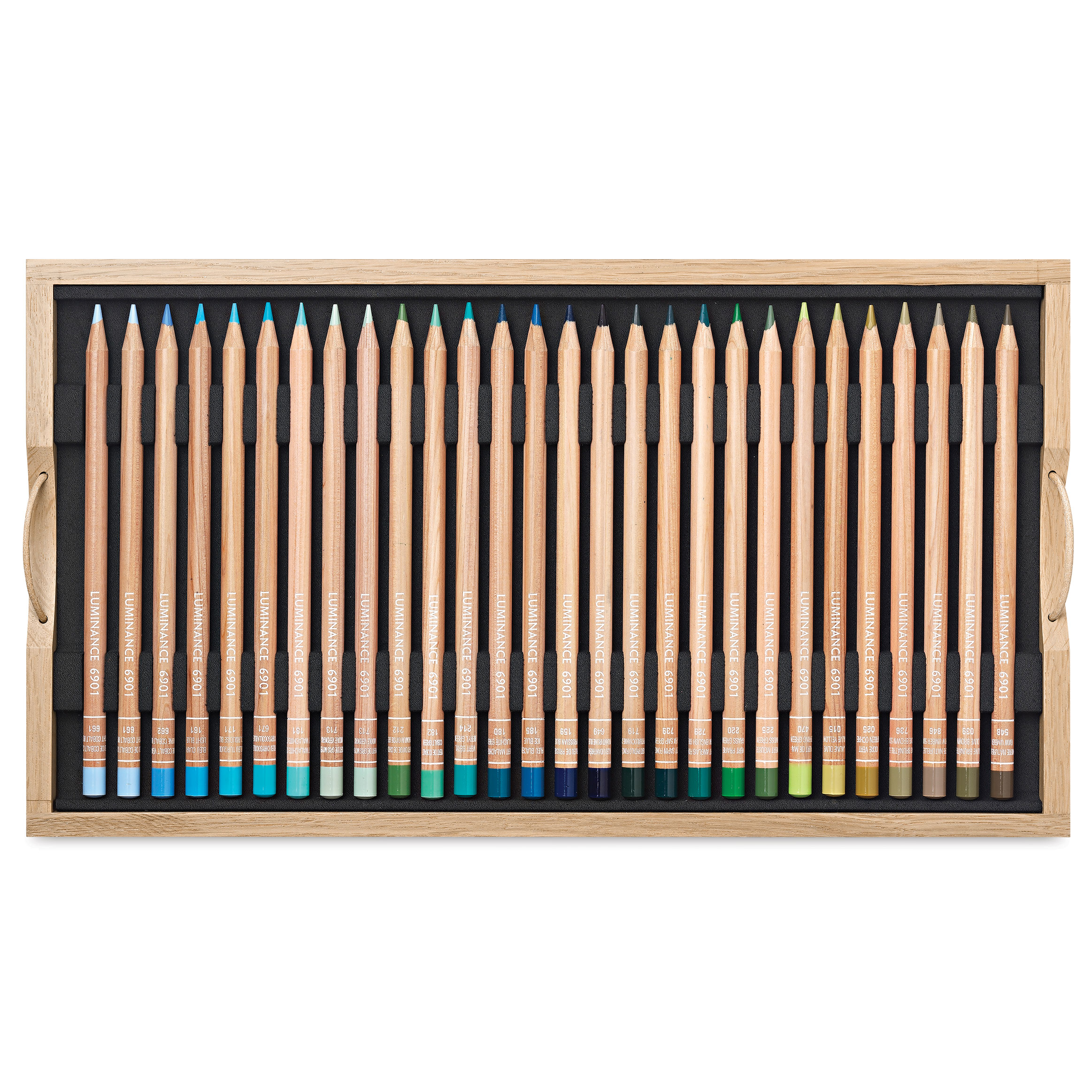 Caran d'Ache Luminance Colored Pencils - Assorted Colors, Wood Box