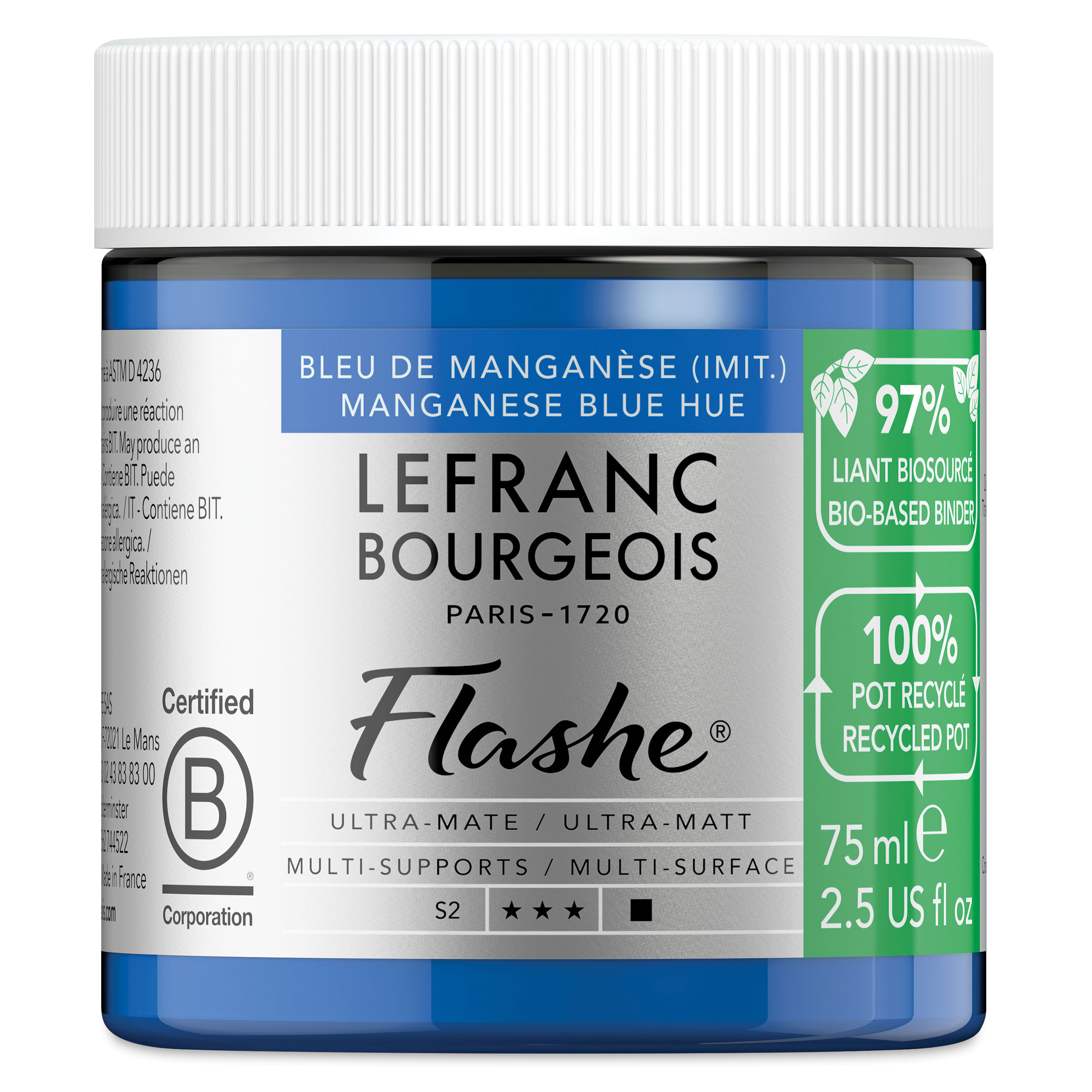 Lefranc Bourgeois Flashe Biobased Paints | BLICK Art Materials