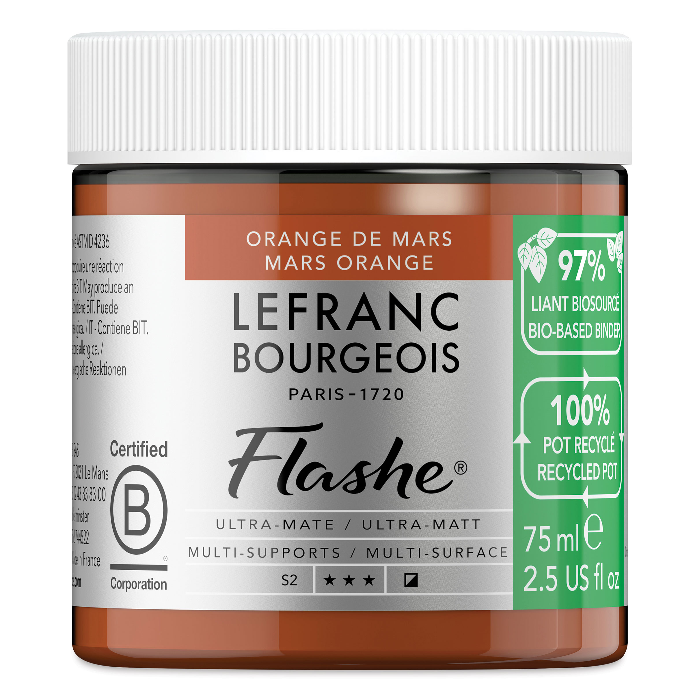 Lefranc Bourgeois Flashe Biobased Paints | BLICK Art Materials