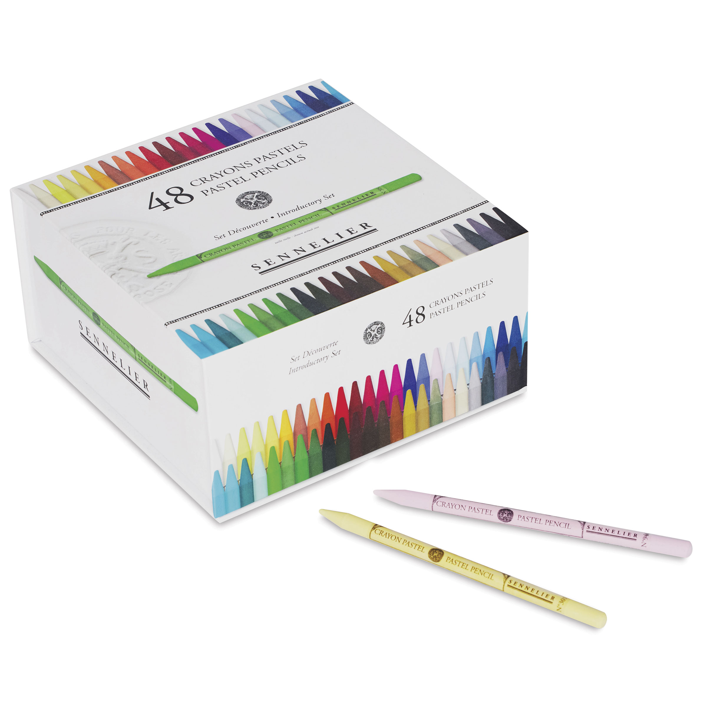 Sennelier Woodless Pastel Pencils - Set of 48, Assorted