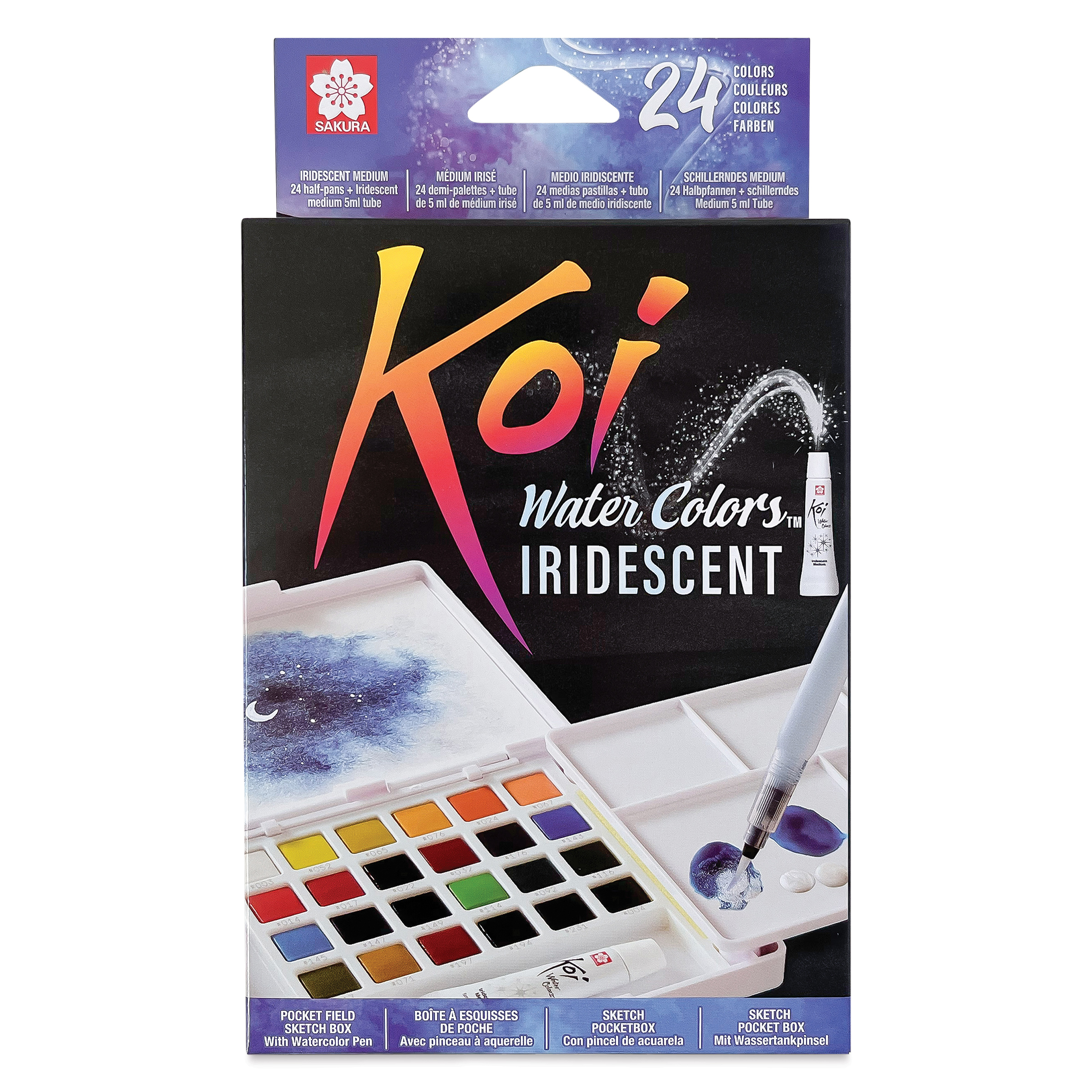 Sakura Koi Watercolor Field Sketch Box - Set of 24 | BLICK Art