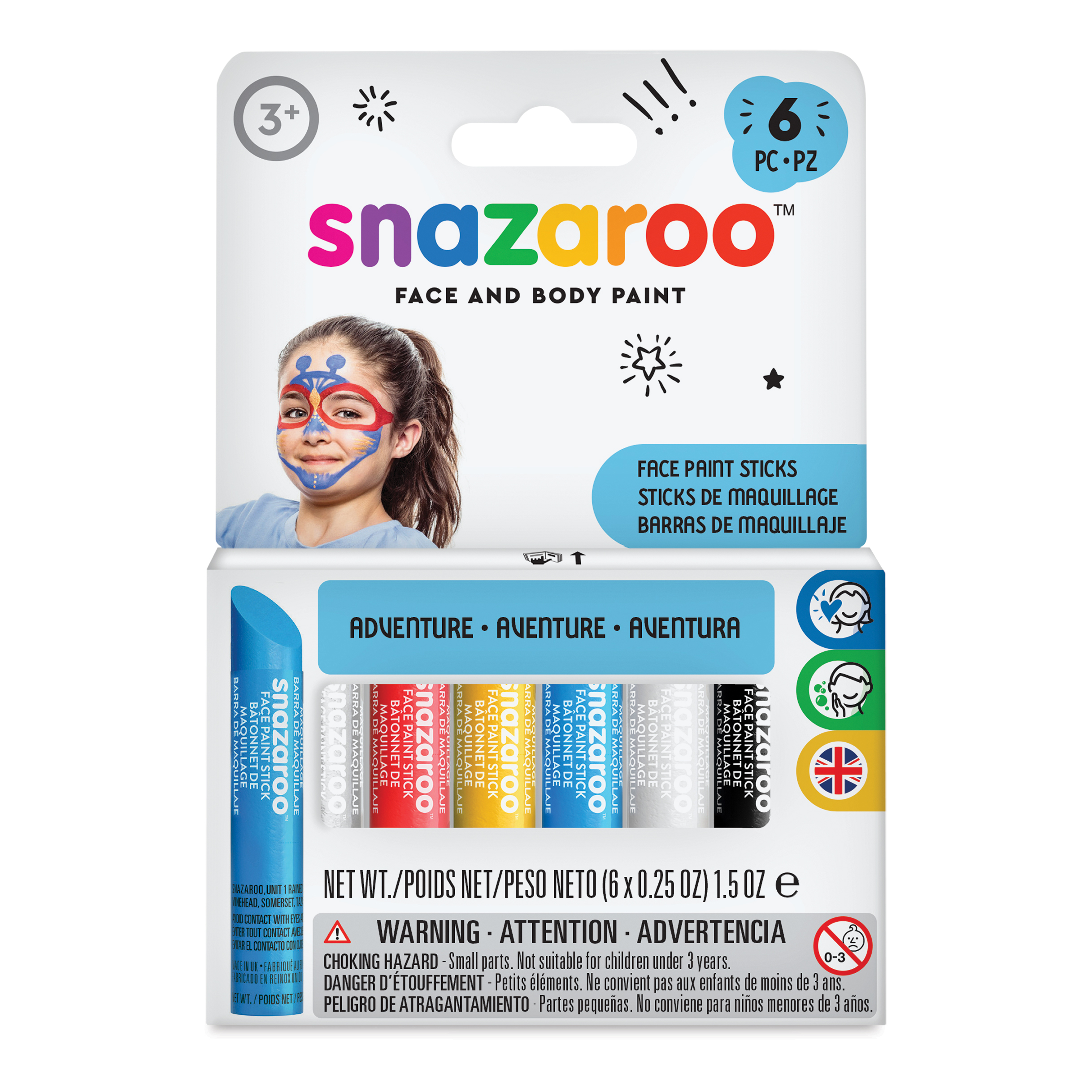 Snazaroo Face Paint Stick Sets