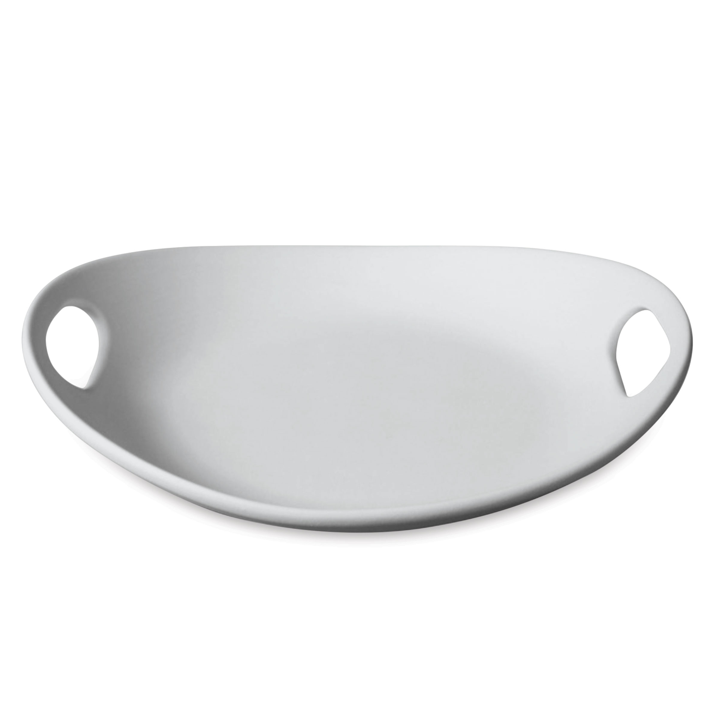 Mayco Earthenware Bisque Handled Platter
