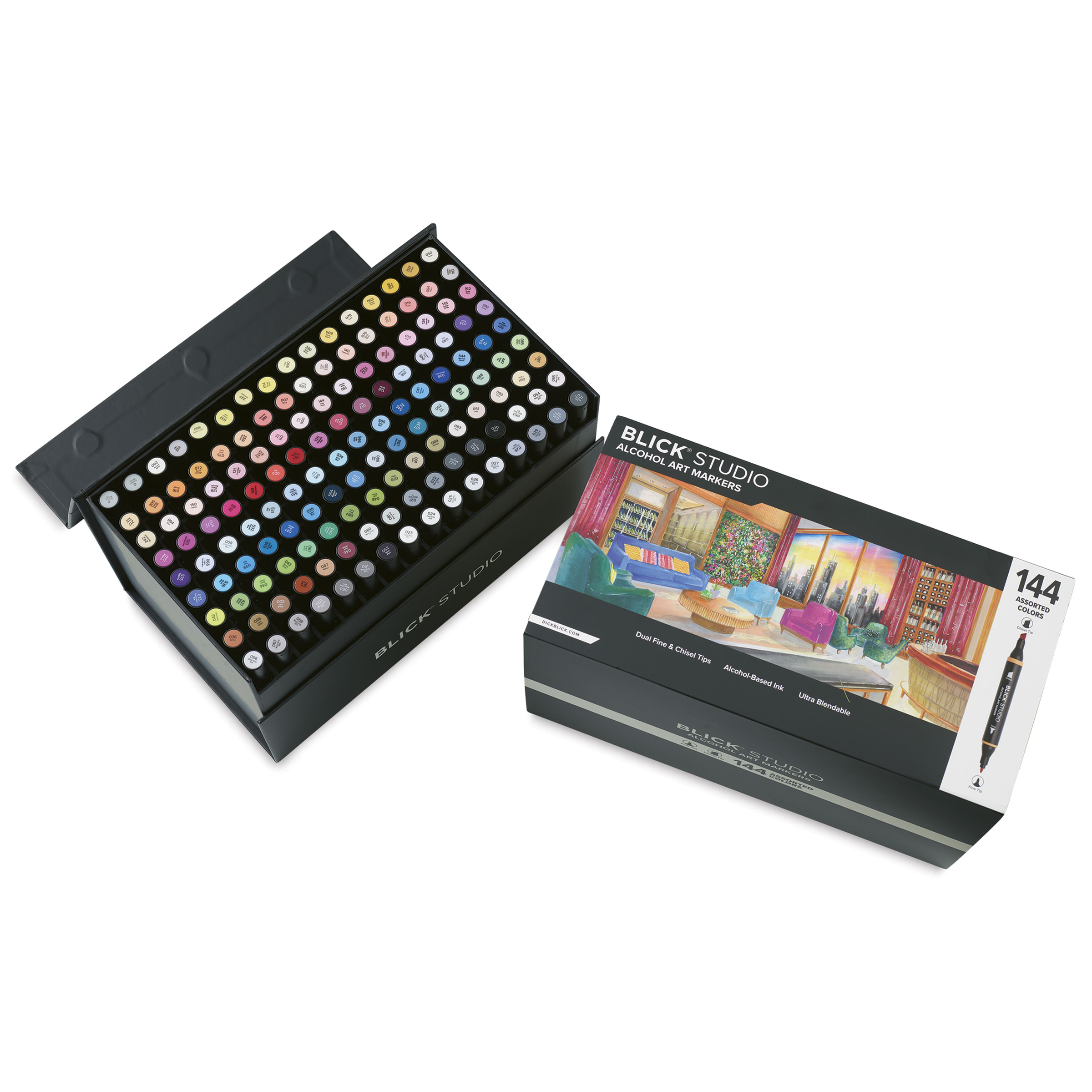 Blick Studio Double-Ended Alcohol Art Markers - Assorted Colors