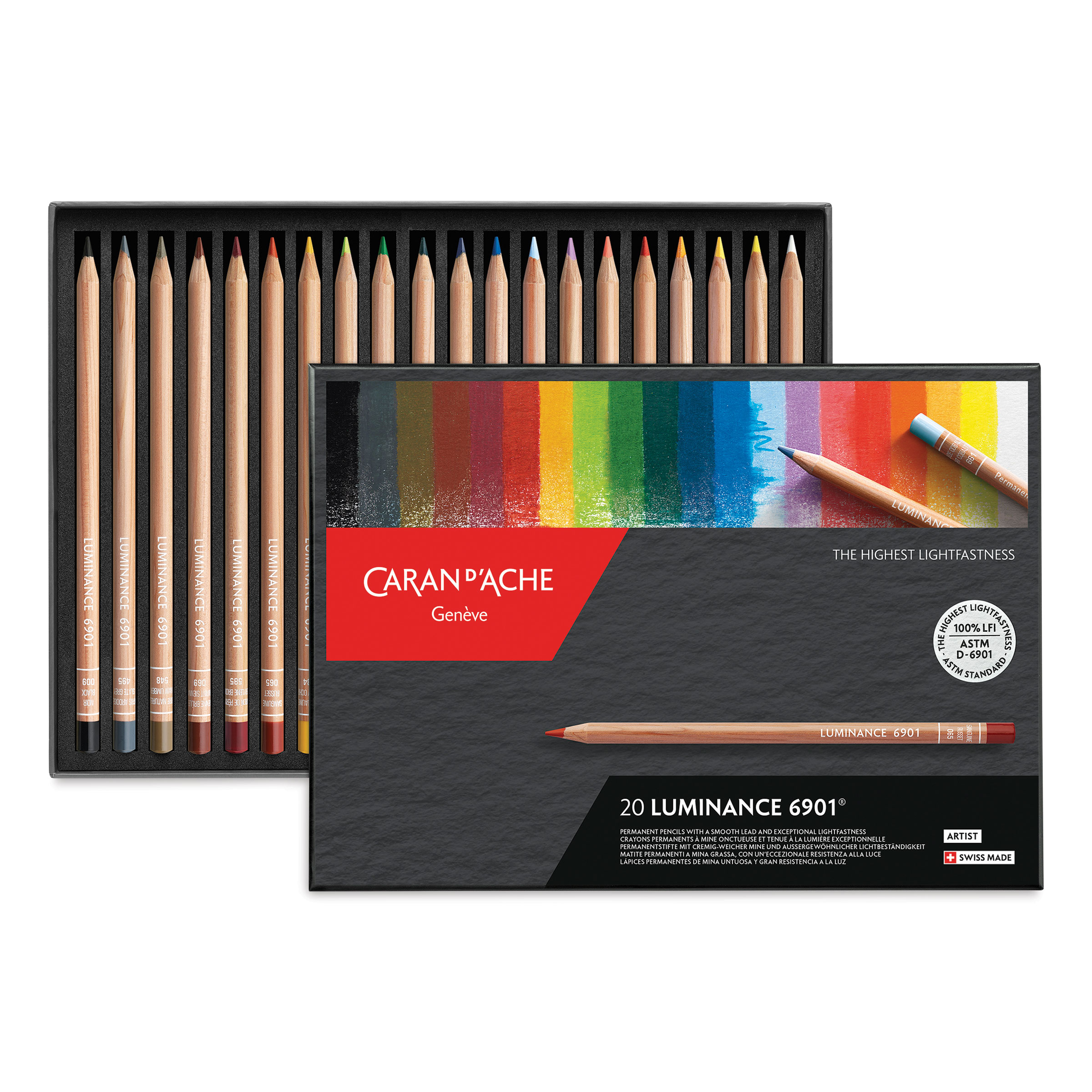 Caran d'Ache Luminance Colored Pencils and Sets