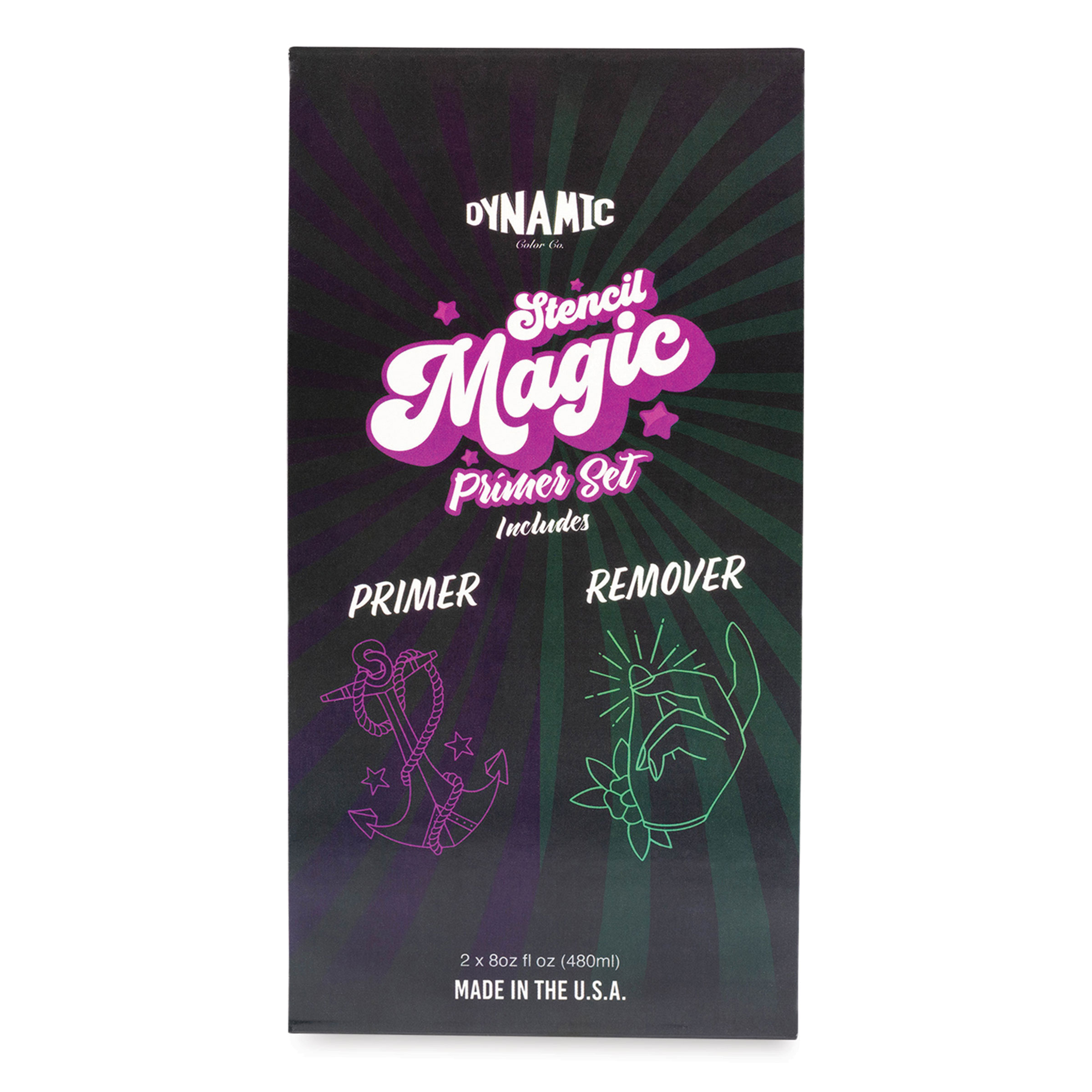 Dynamic Color Stencil Magic Primer Set