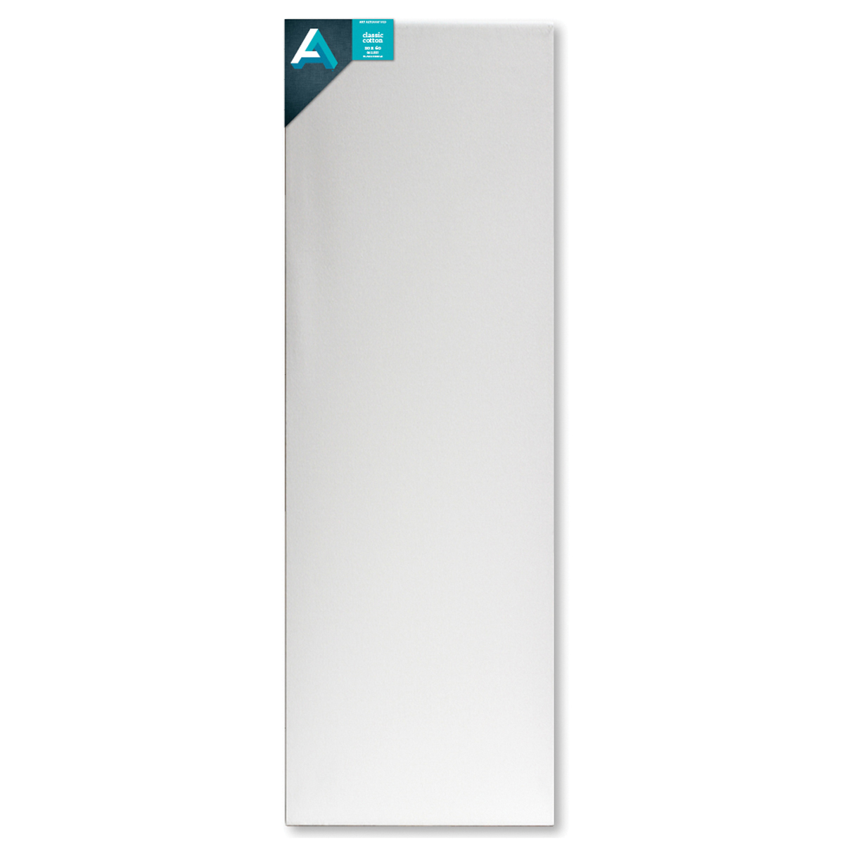 Art Alternatives Classic Cotton Stretched Canvas, Gallery, 1-3/8 in Profile, 20 in x 60 in
