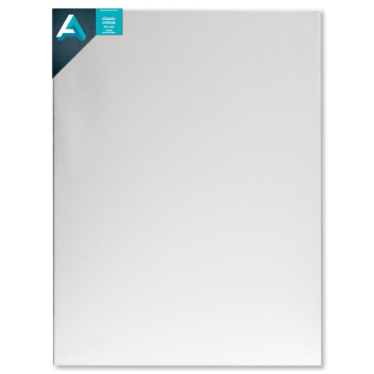 Art Alternatives Classic Cotton Stretched Canvas, Studio, .75 in Profile, 30 in x 40 in