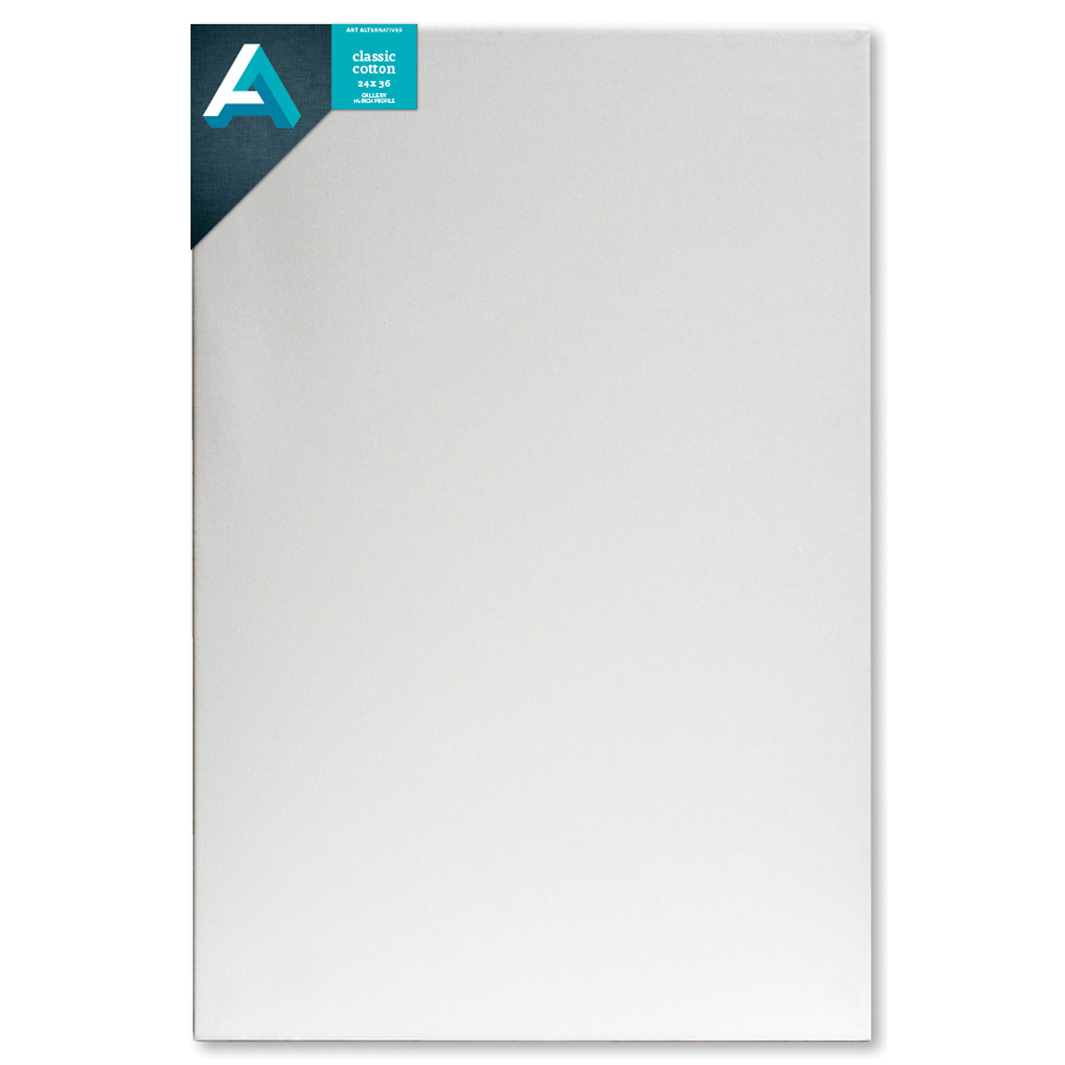 Art Alternatives Classic Cotton Stretched Canvas, Gallery, 1-3/8 in Profile, 24 in x 36 in