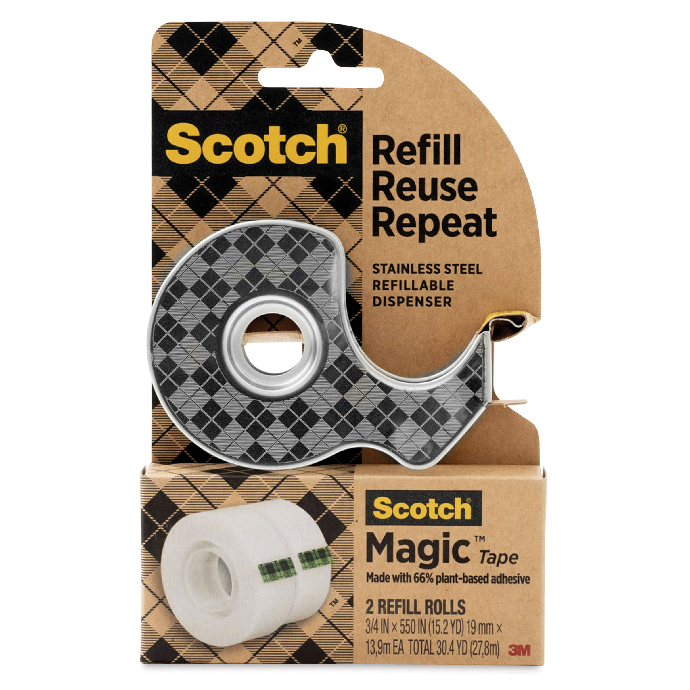 Scotch Stainless Steel Dispenser Starter Pack