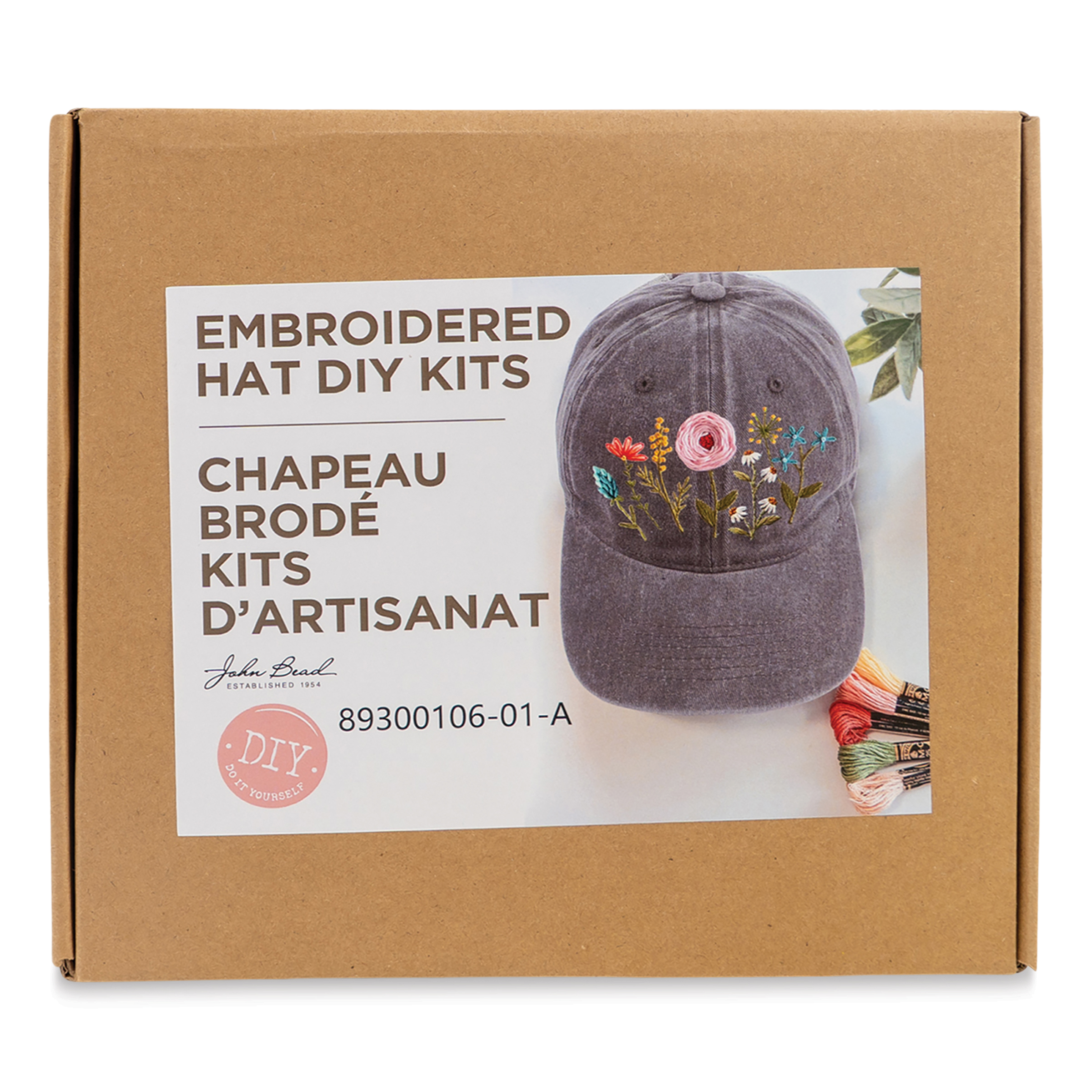 John Bead Embroidered Hat DIY Kit